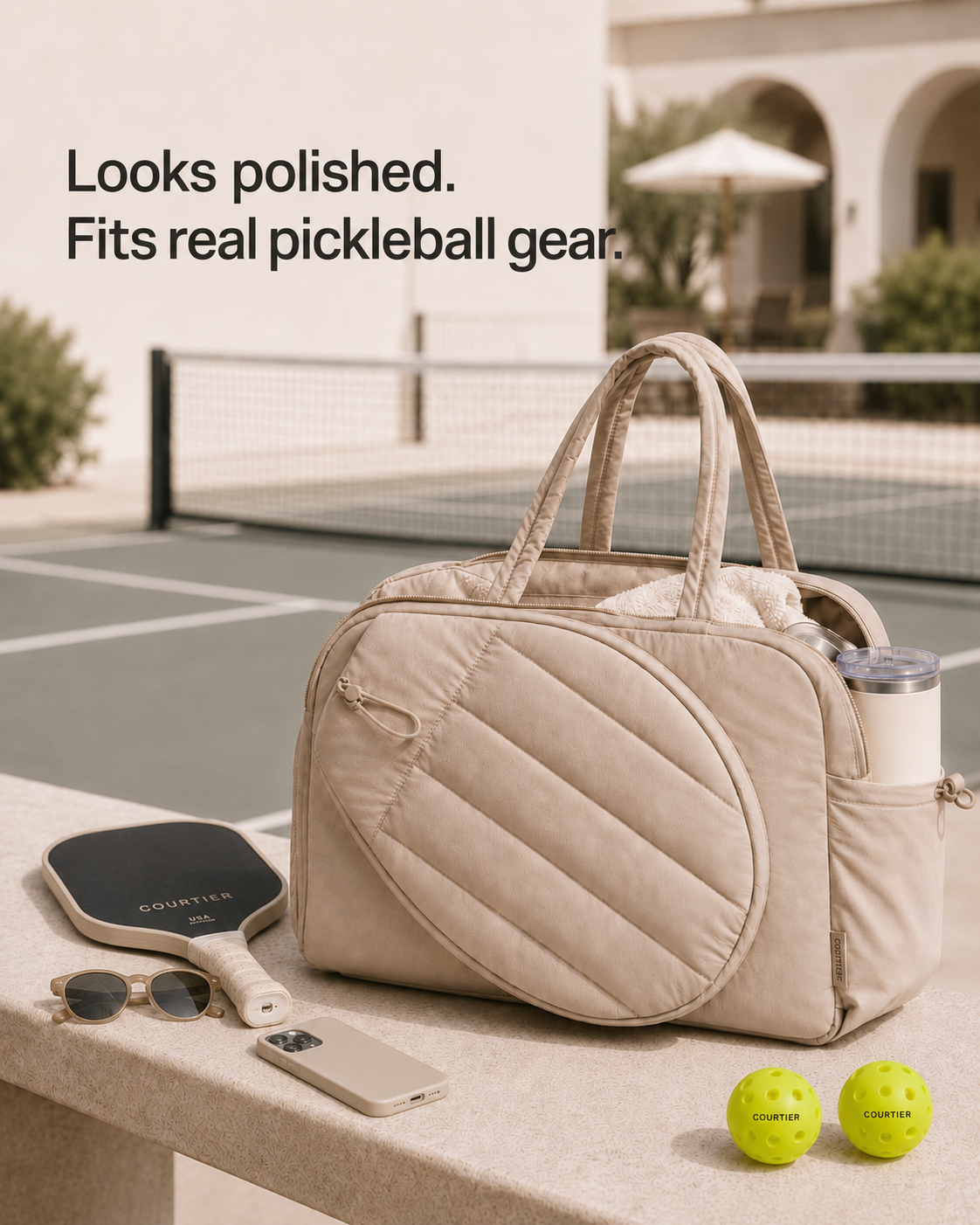 Courtier Brand Facebook ad: Looks polished. Fits real gear.