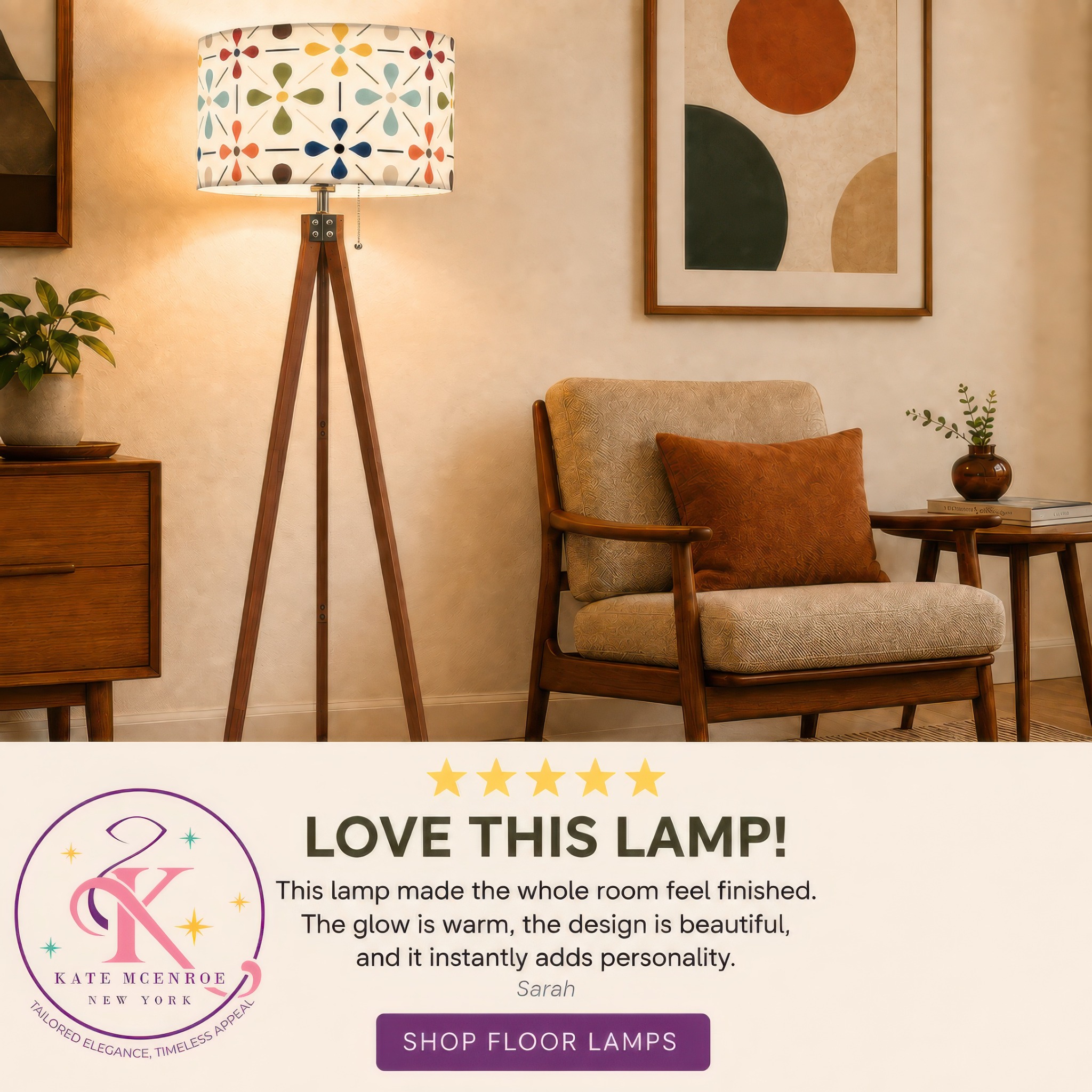 Kate McEnroe New York Facebook ad: Decor With A Point Of View