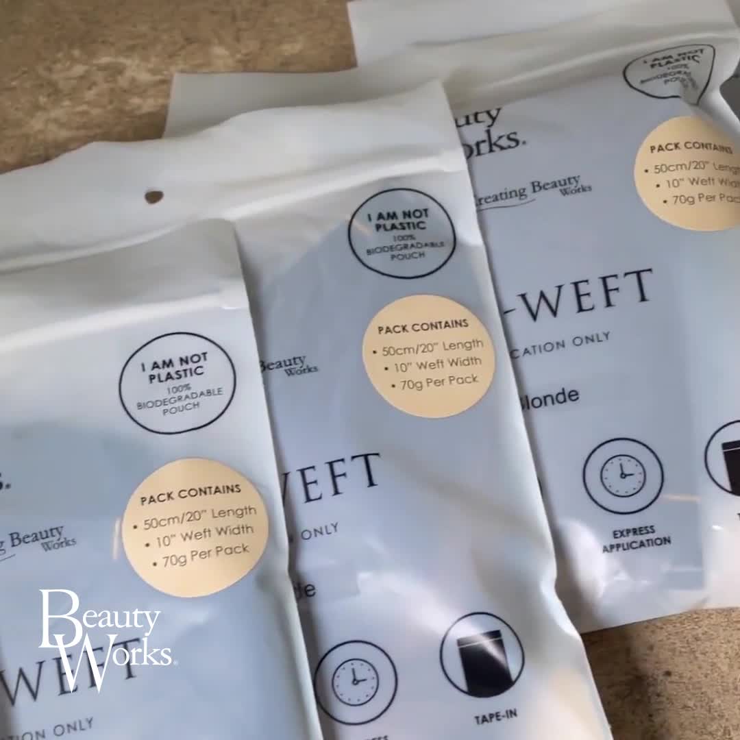 Beauty Works Luxury Hair Extensions Facebook ad: Our quickest method yet!