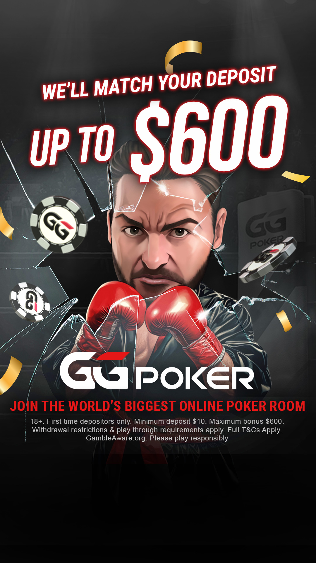 GGPoker UK Facebook ad