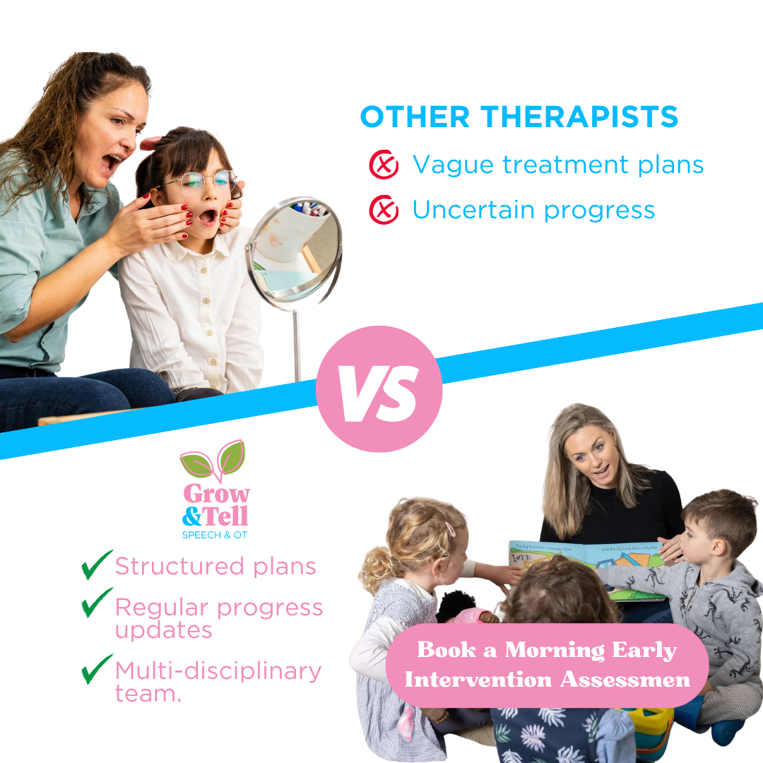 Grow & Tell Speech and OT Facebook ad