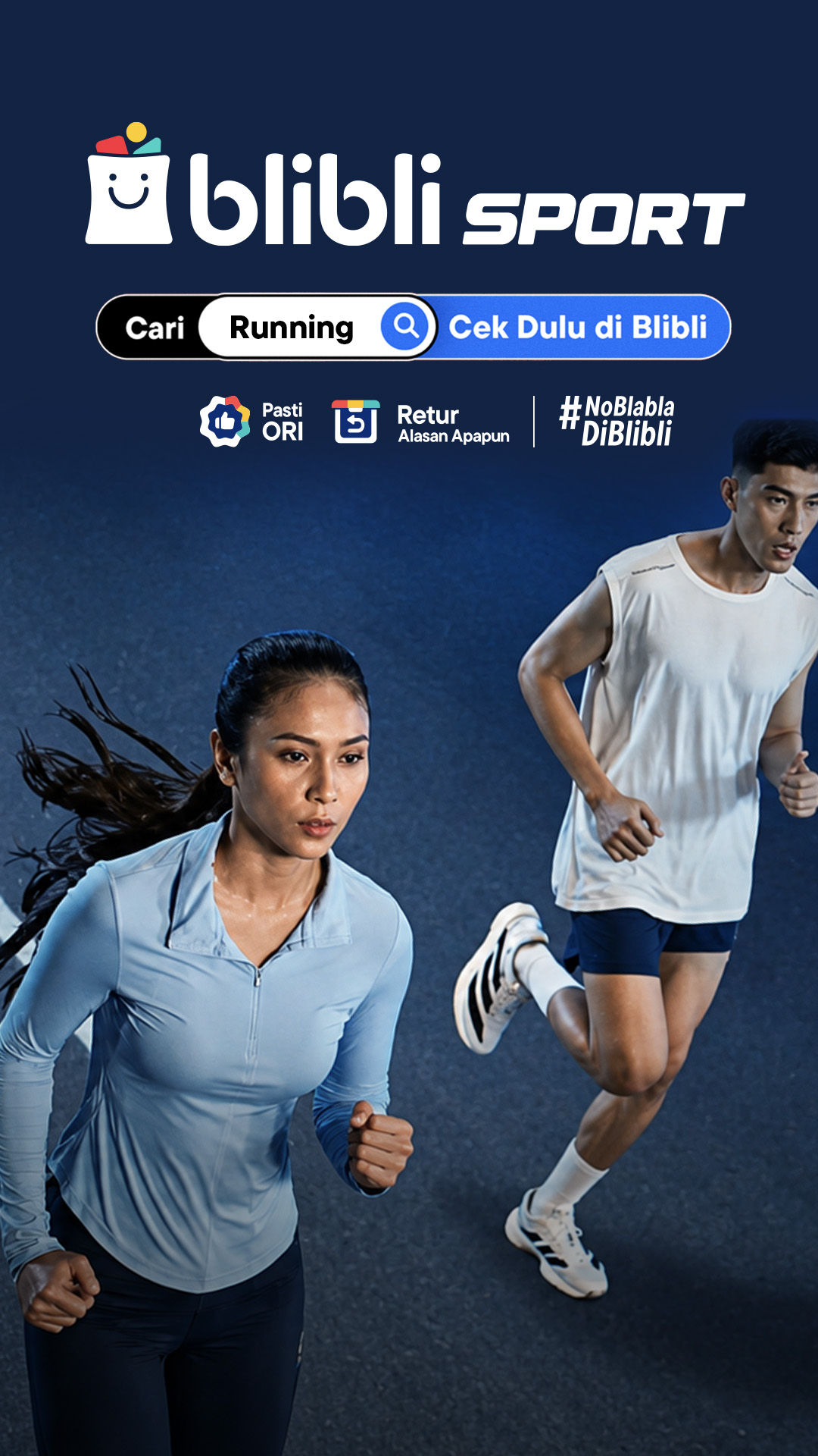 Blibli.com Facebook ad: Saatnya kejar personal best-mu