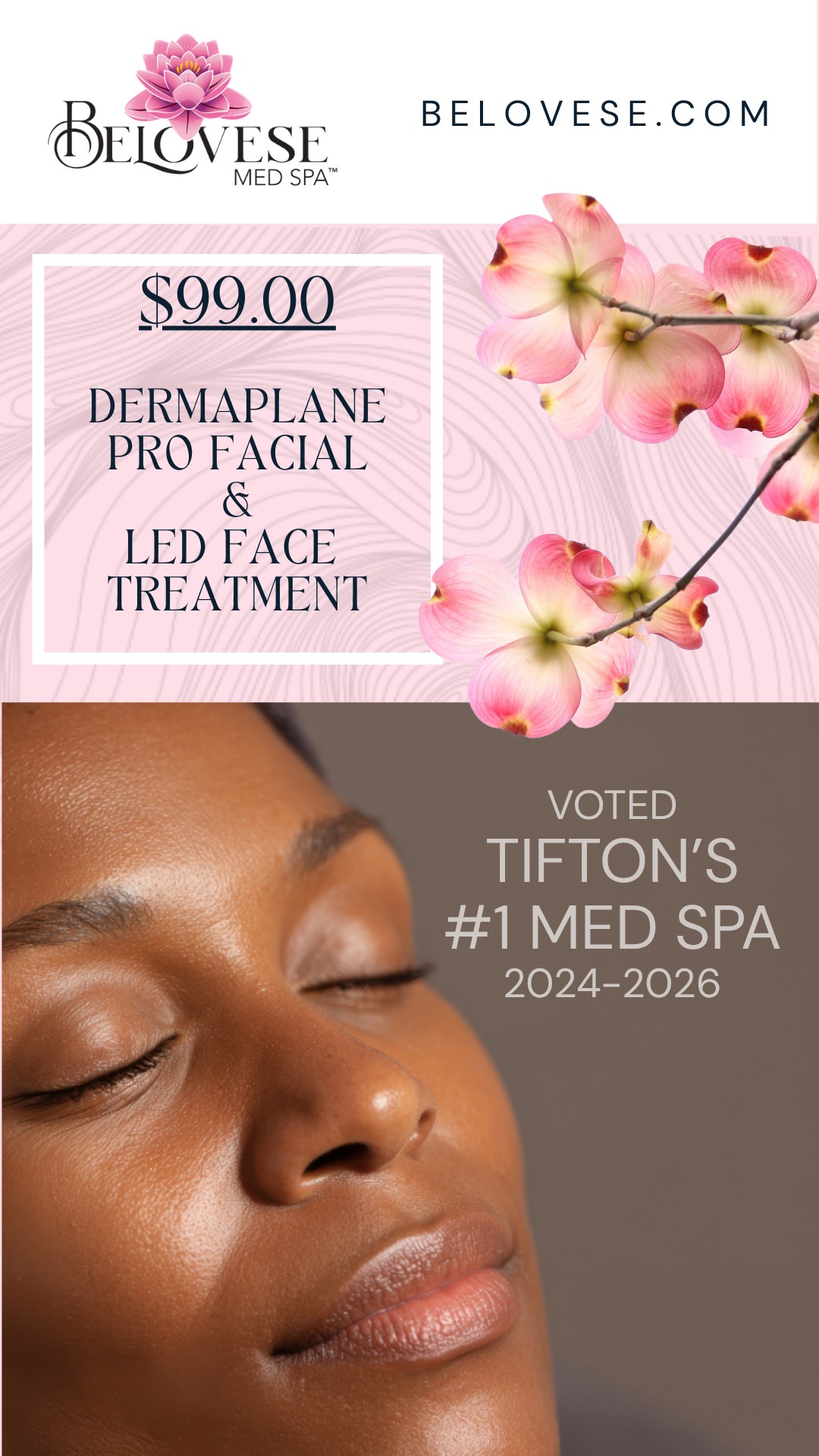 Belovese Med Spa Facebook ad