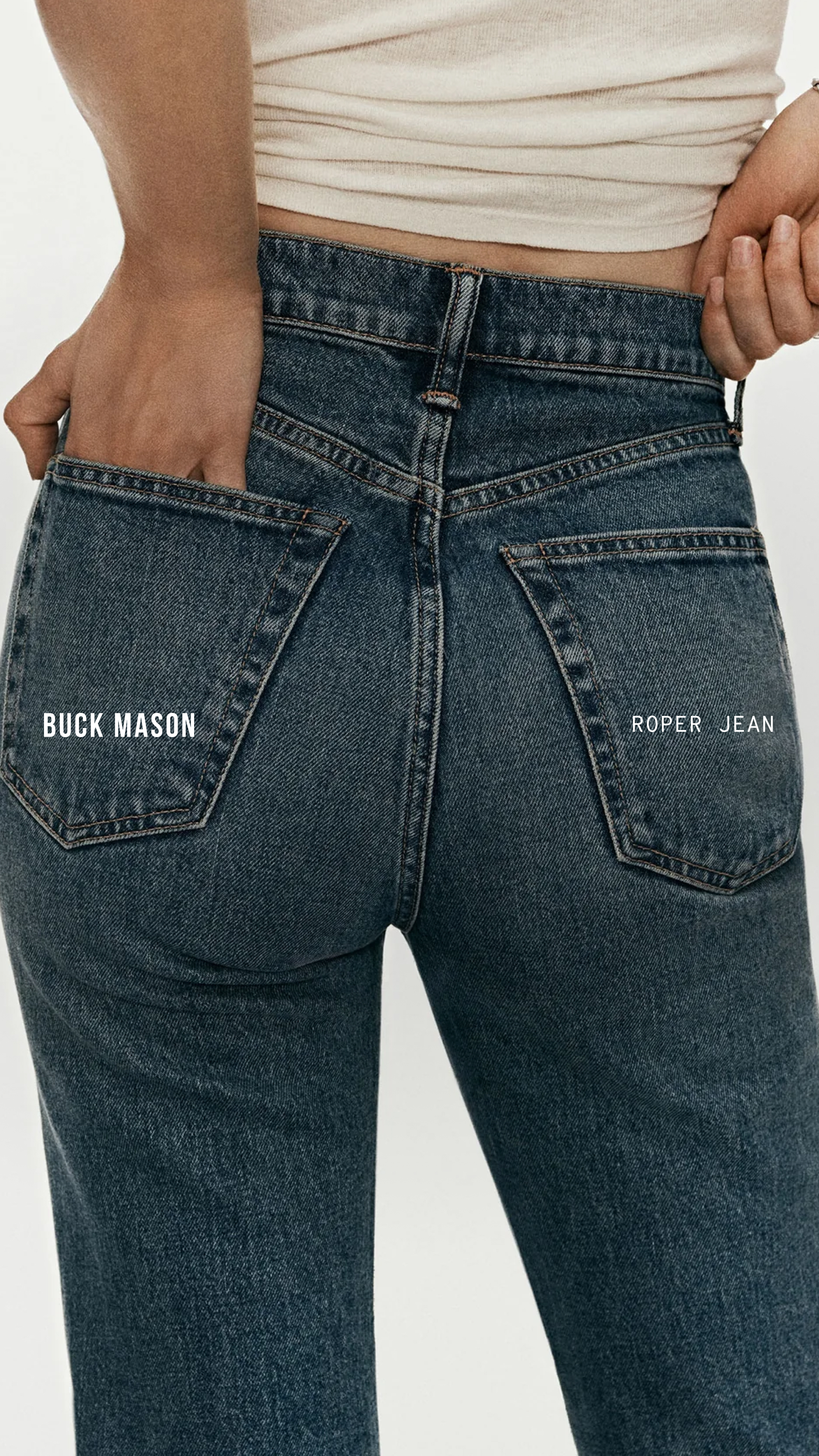 Buck Mason Women's Facebook ad