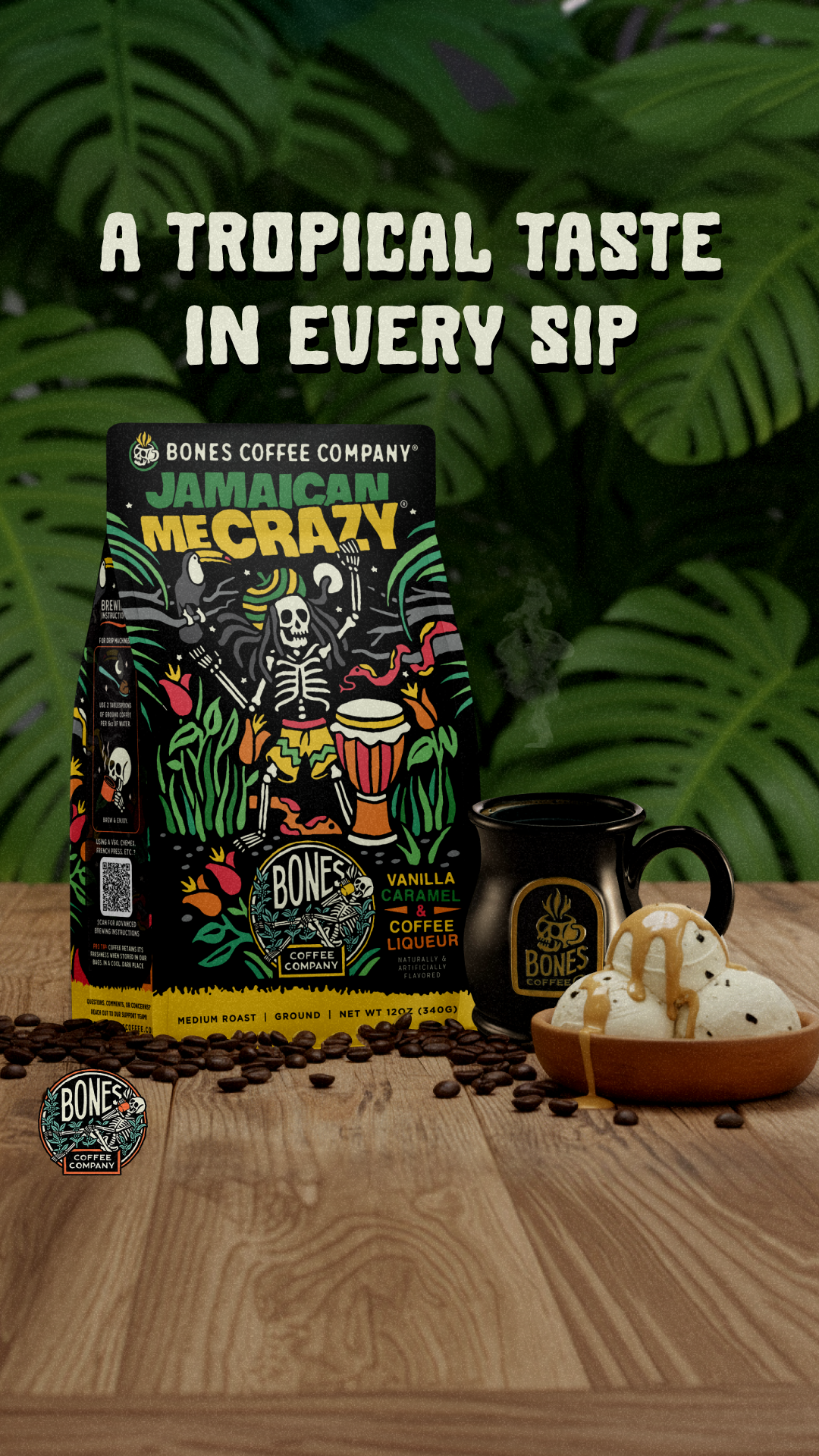 Bones Coffee Company Facebook ad