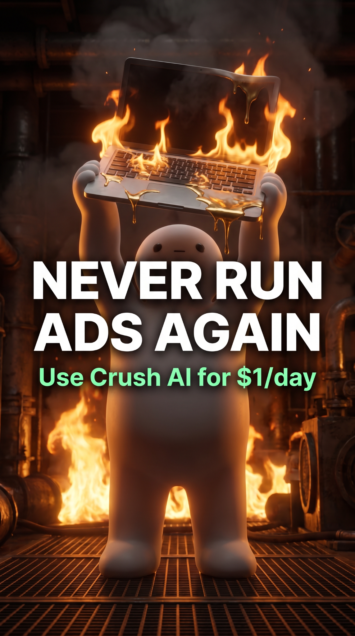 trycrush.ai Facebook ad