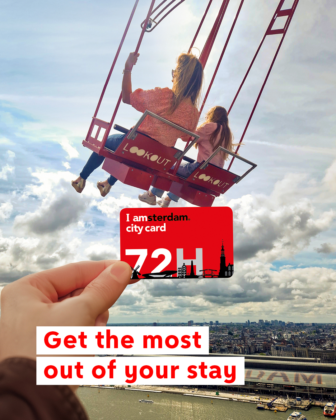 I amsterdam Facebook ad: Don't miss a thing with the I amsterdam City Card