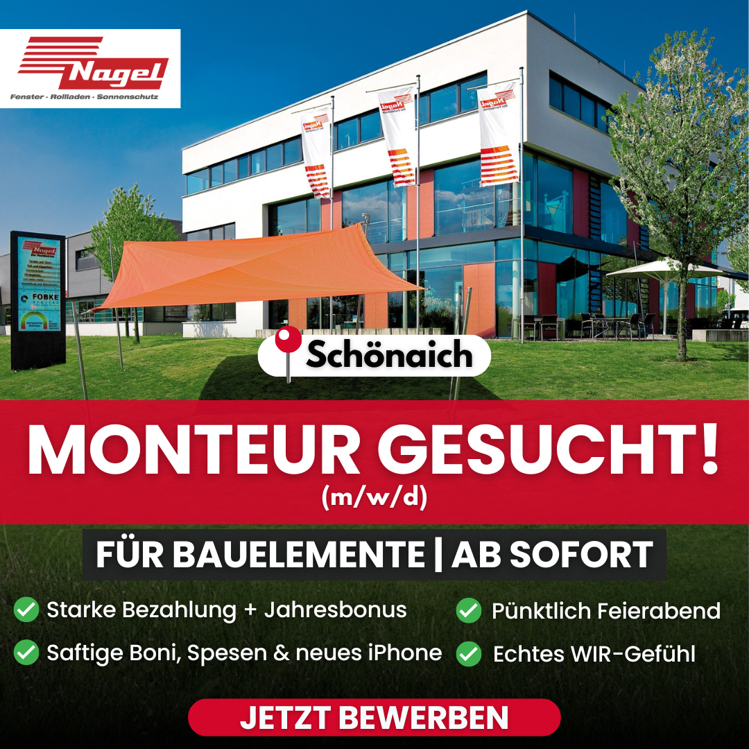 Nagel GmbH Facebook ad: Nagel aus Schönaich wächst & stellt wieder ein!