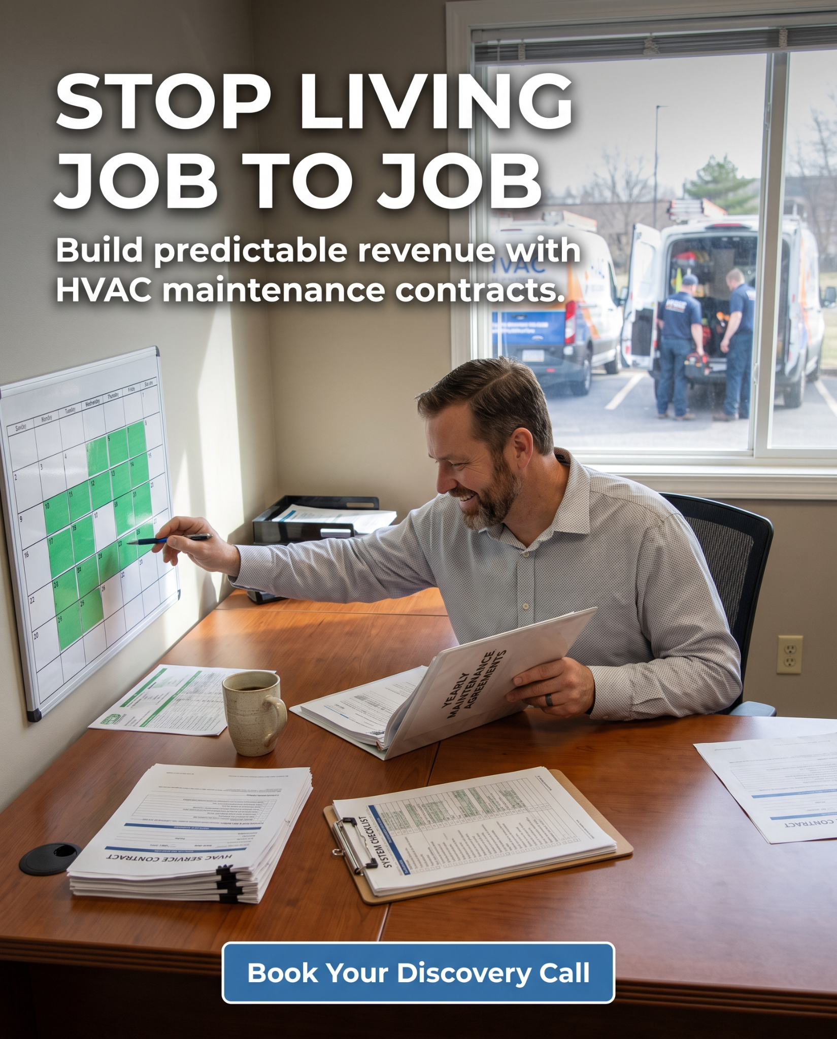 Salt & Signal Digital Facebook ad: Fill Your HVAC Schedule With Qualified Leads