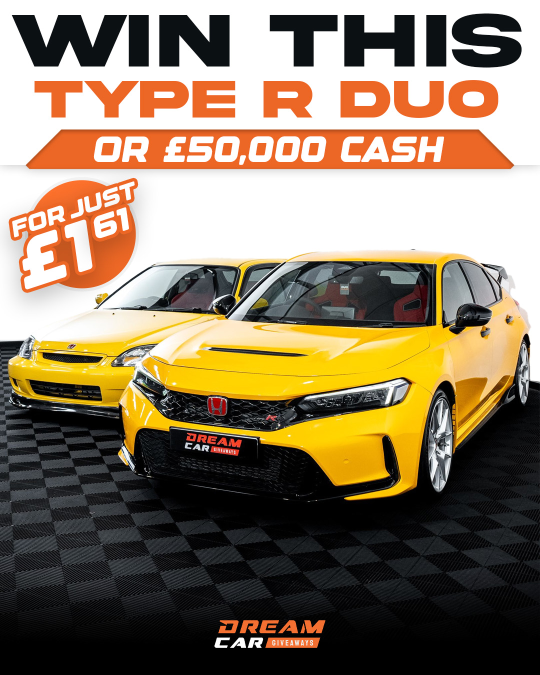 Dream Car Giveaways Facebook ad