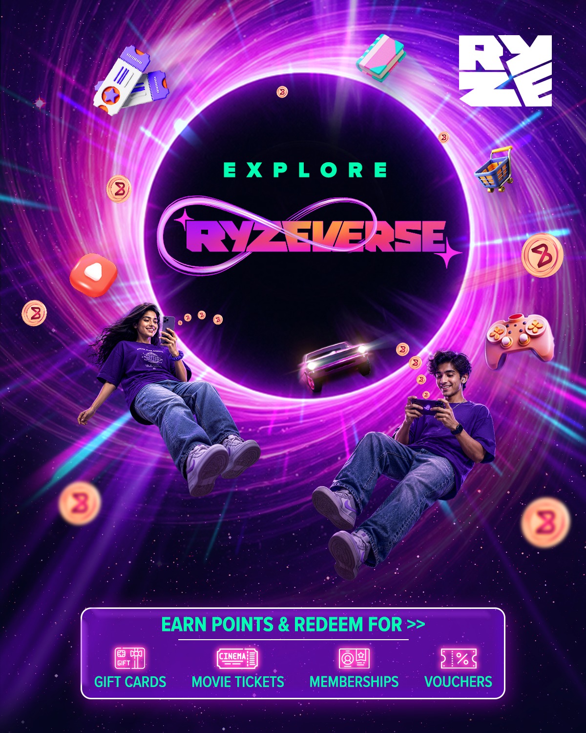 RYZE Live Facebook ad