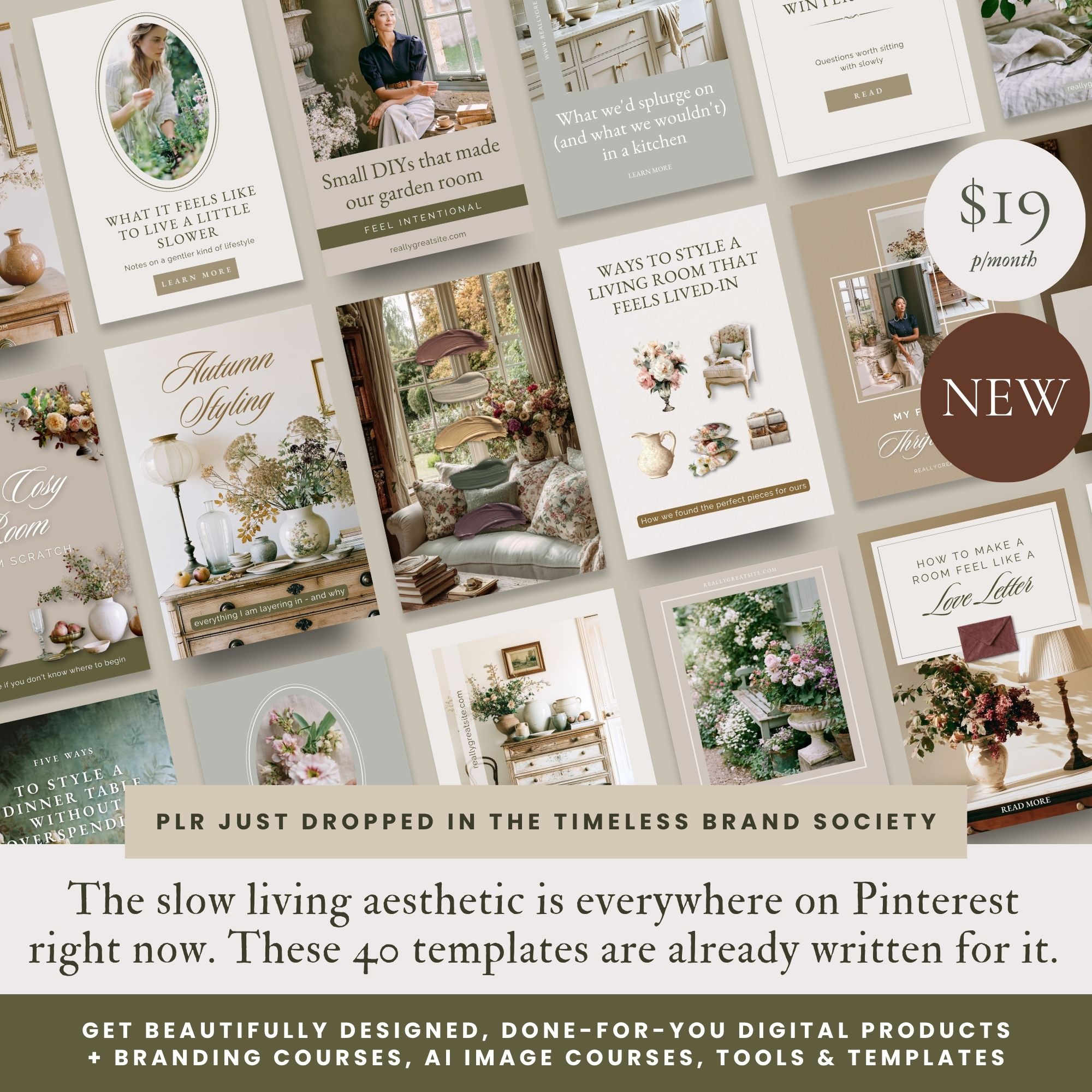 Rosey Willis Facebook ad: Premium PLR Templates