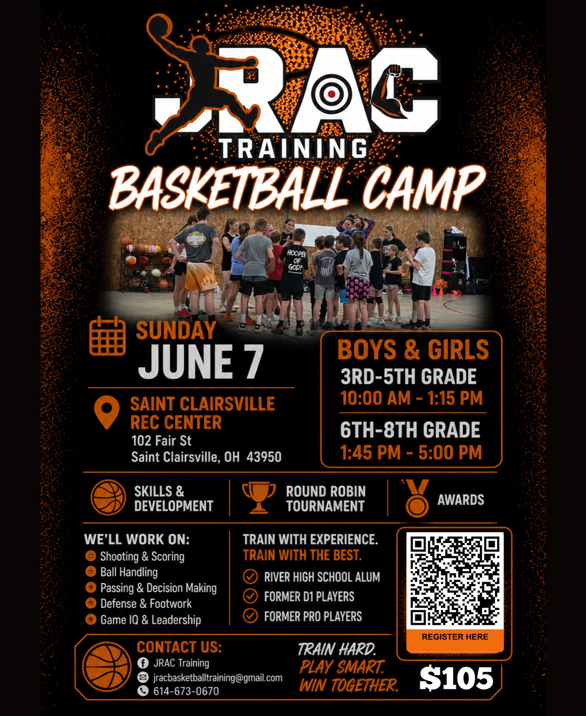 JRAC Basketball Training Facebook ad: Upcoming Events | JRAC Training LLC