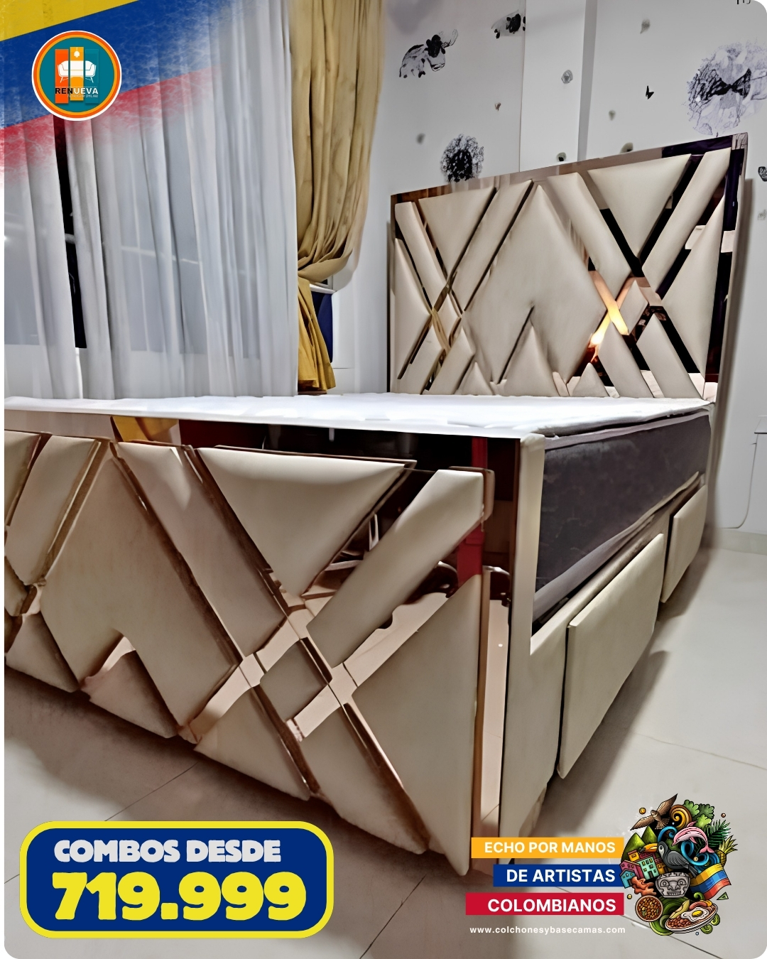 Renueva Tu Hogar Online Facebook ad: Chatea con nosotros