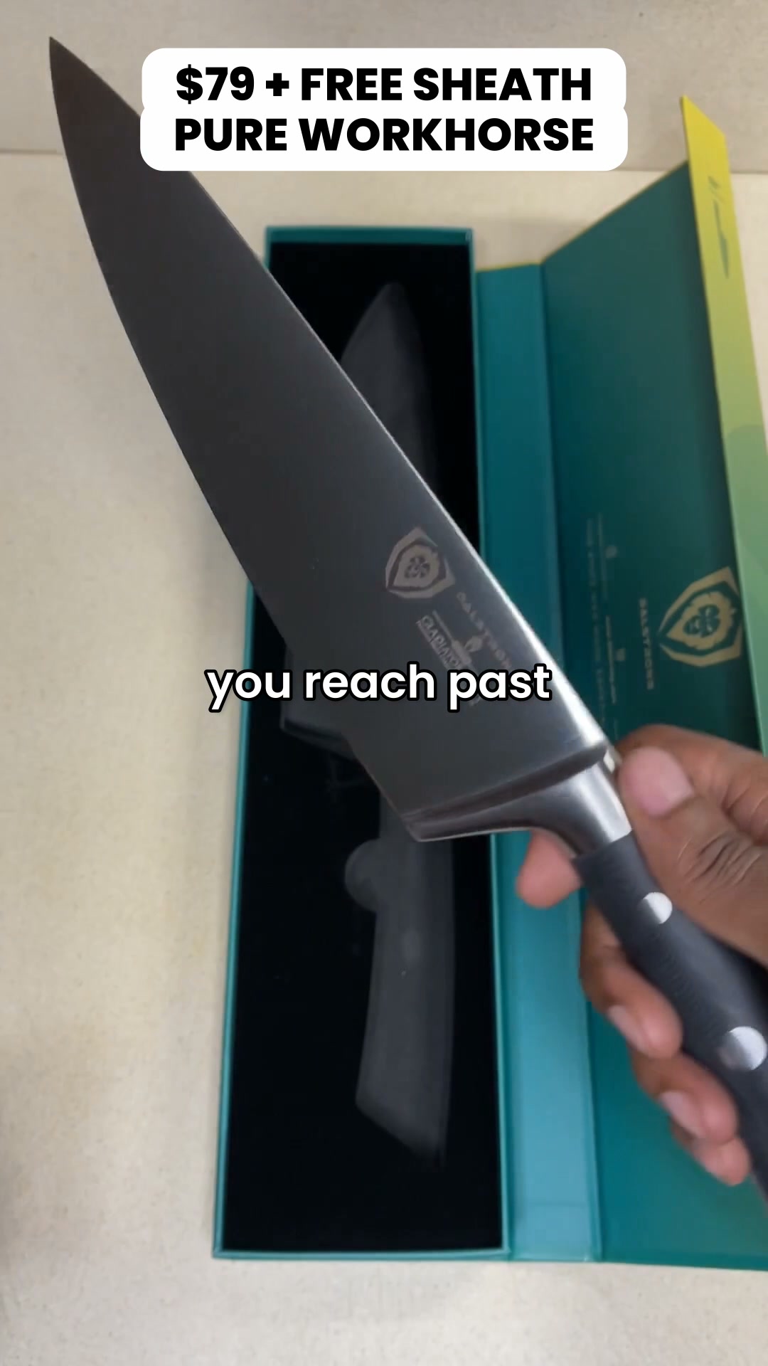 Dalstrong Facebook ad: Gladiator Series 8 Chef Knife