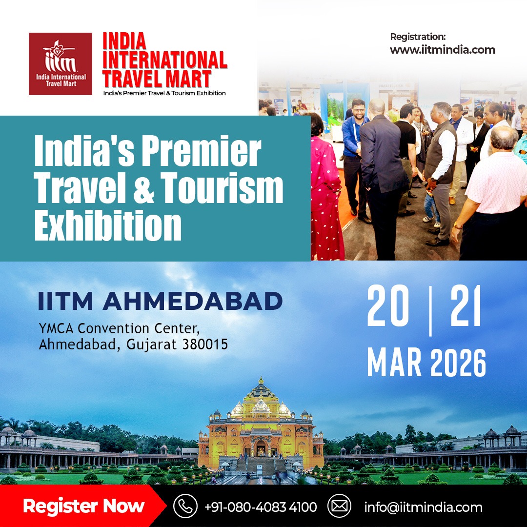 India International Travel Mart Facebook ad: IITM Ahmedabad 2026