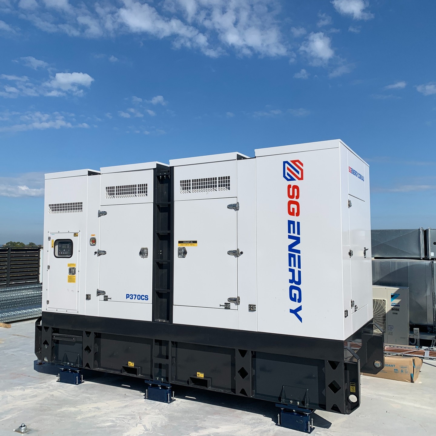 SGEnergy Generators Facebook ad: SG Energy Diesel Powered Generators Australia