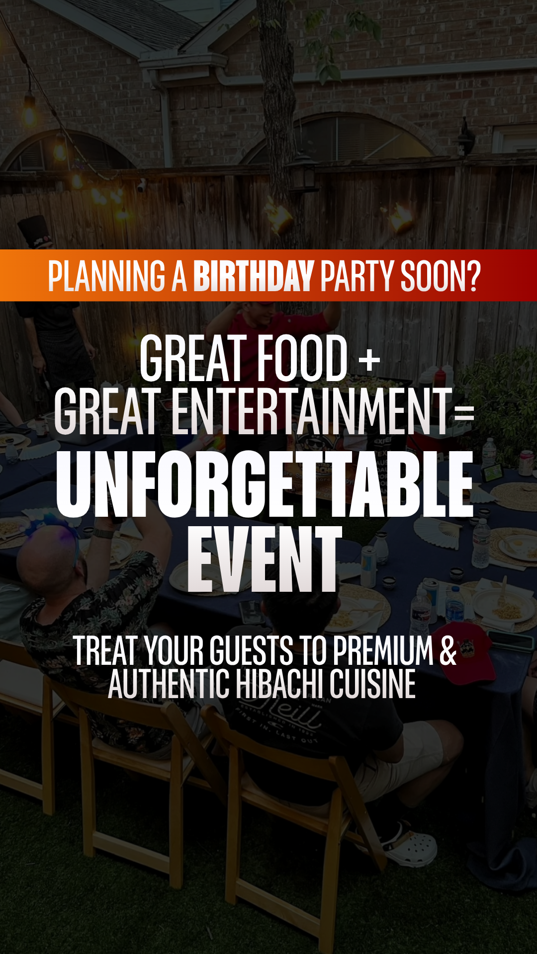 RockStar Hibachi Facebook ad