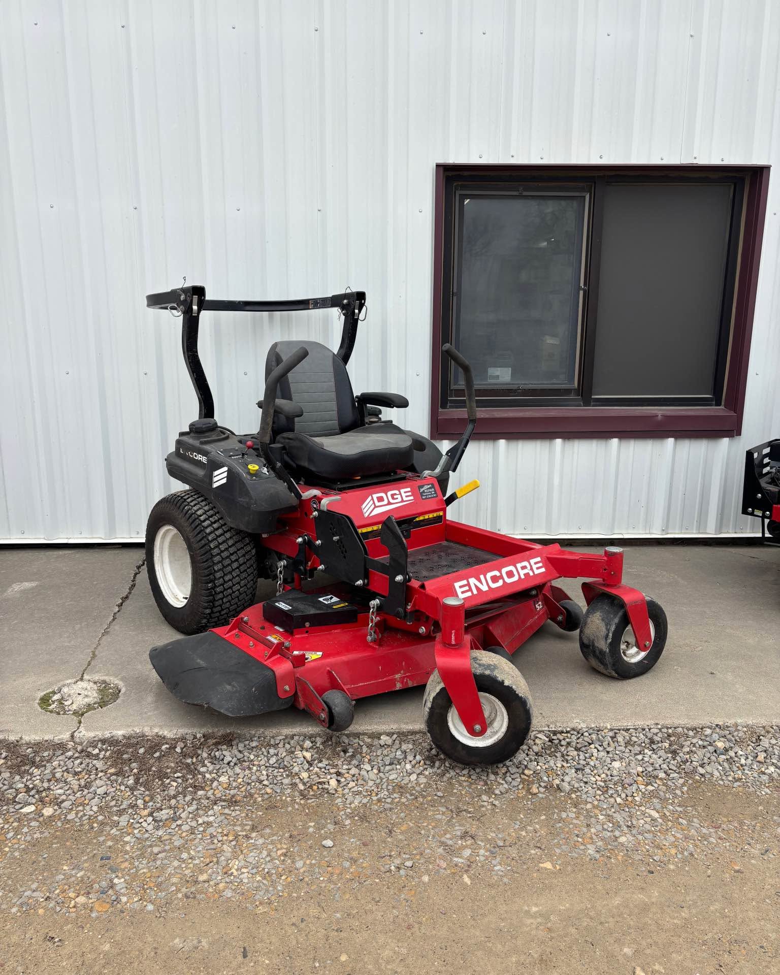David Landsteiner Facebook ad: Encore Edge 52 Zero Turn Lawn Mower