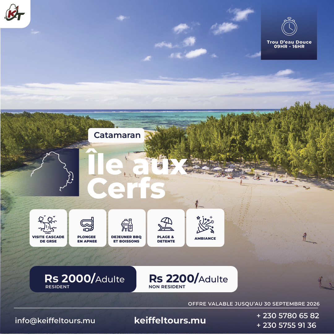 Keiffel Tours - Île Maurice Facebook ad: À la recherche d’une belle sortie en mer?