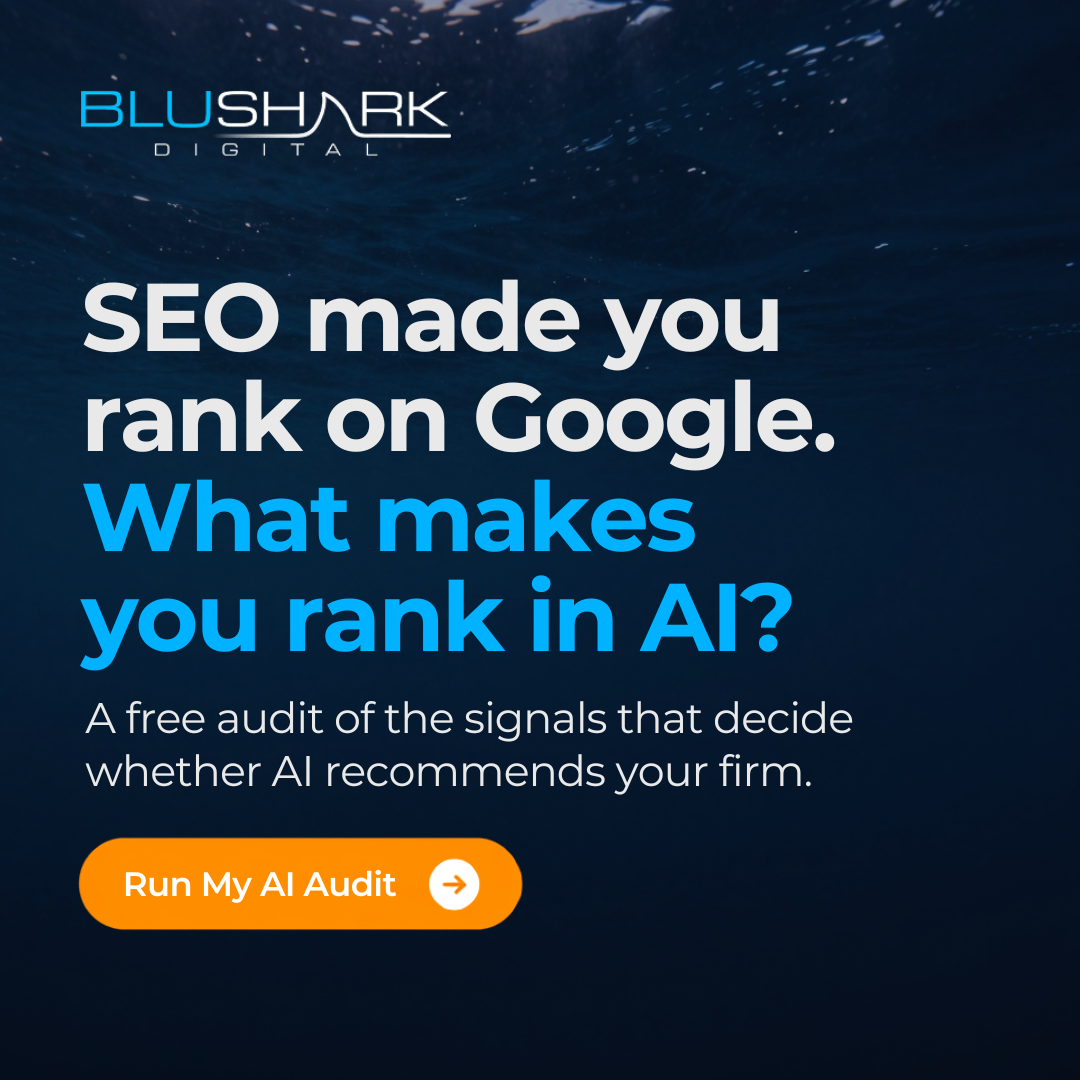 BluShark Digital Facebook ad