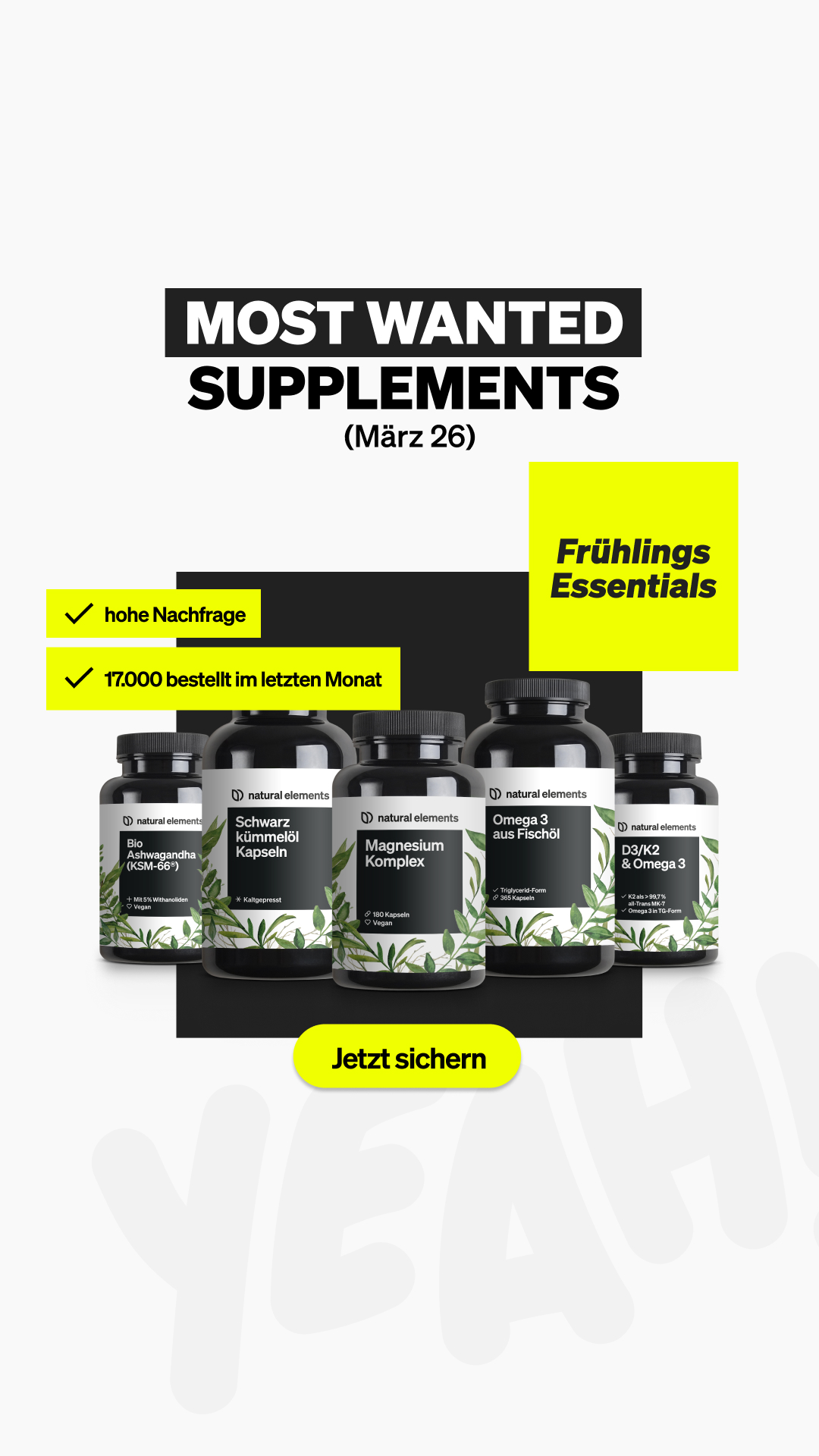natural elements Facebook ad