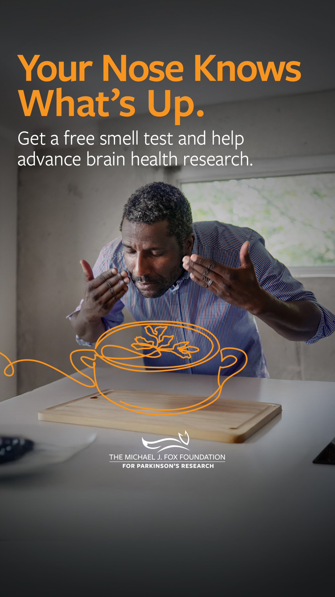 The Michael J. Fox Foundation for Parkinson's Research Facebook ad