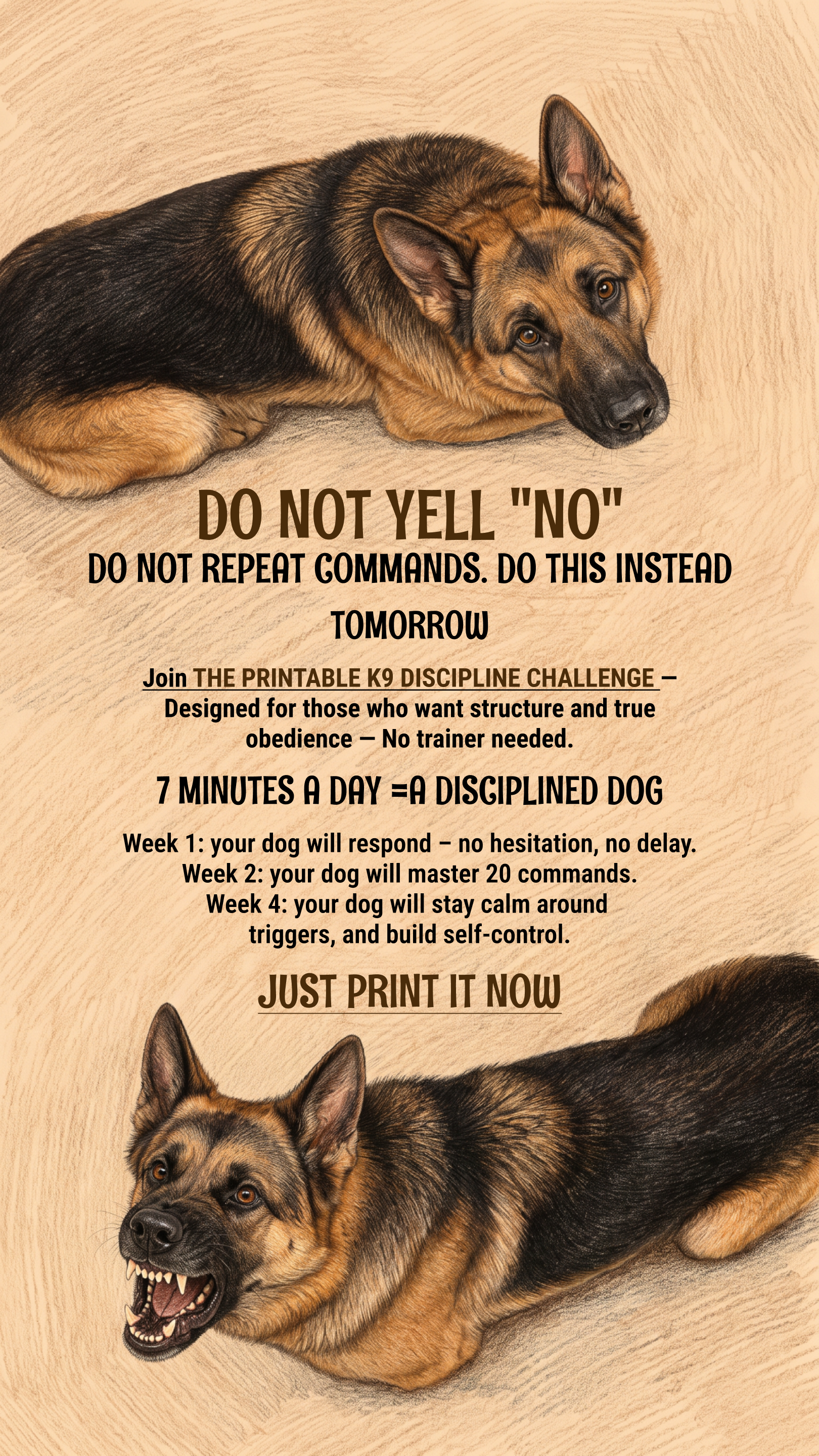Dog Training Program Facebook ad: Take the lead. Start now