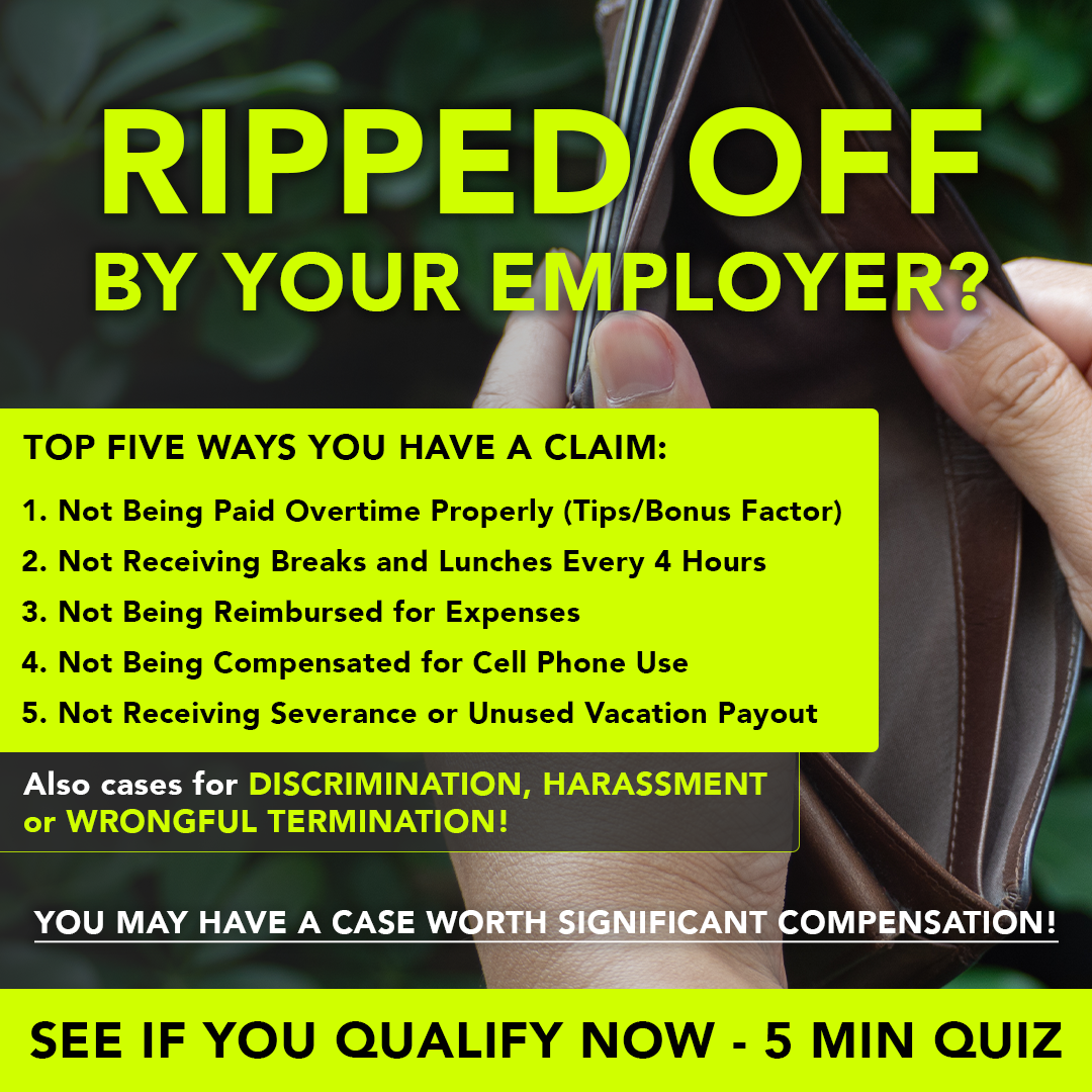 Employment Law Claim Help Facebook ad: Were you Wronged by your Employer?