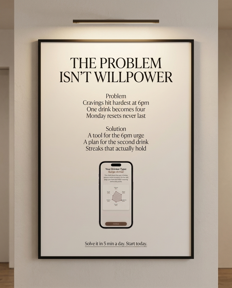 Mindful Drinking Community Facebook ad