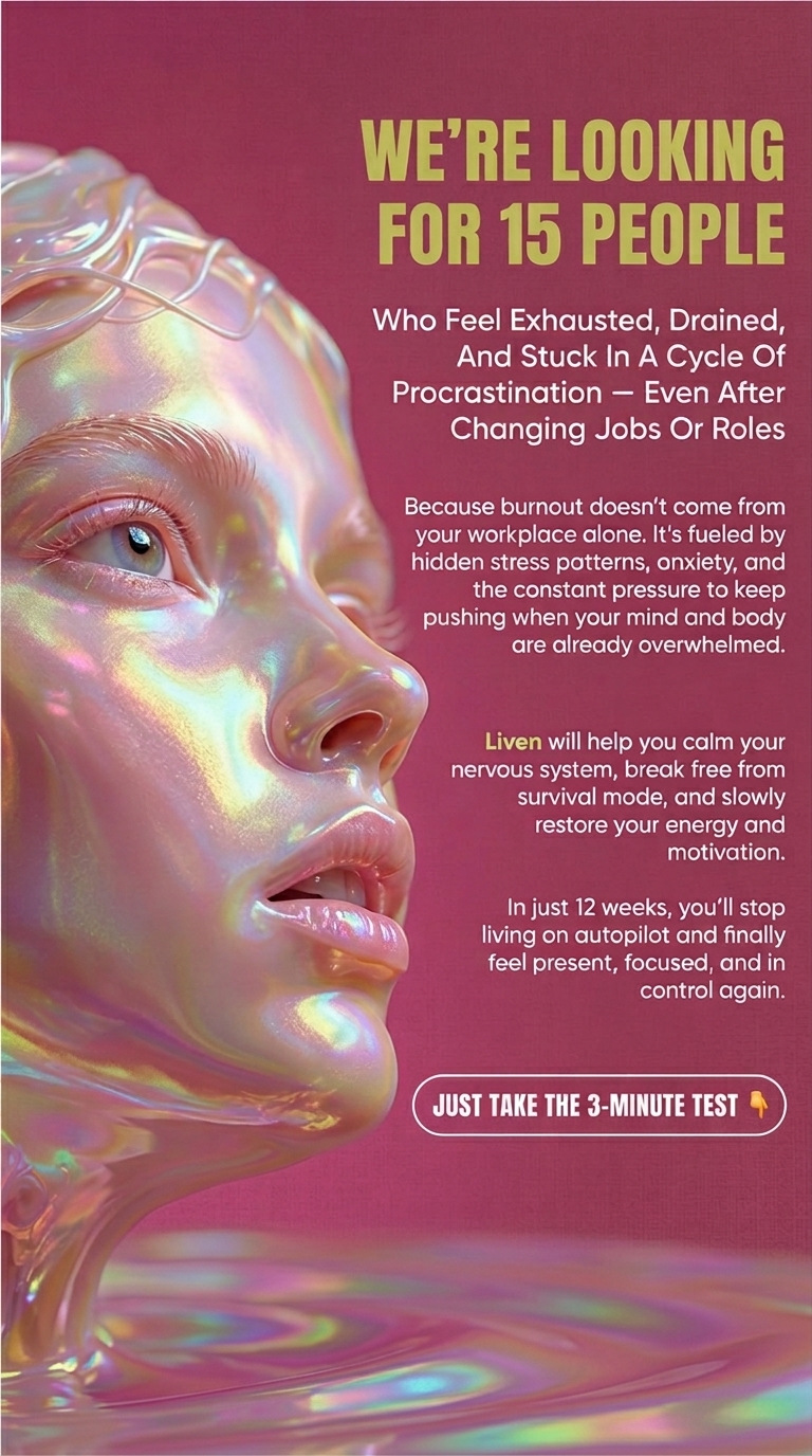 Liven: Self-Discovery Community Facebook ad
