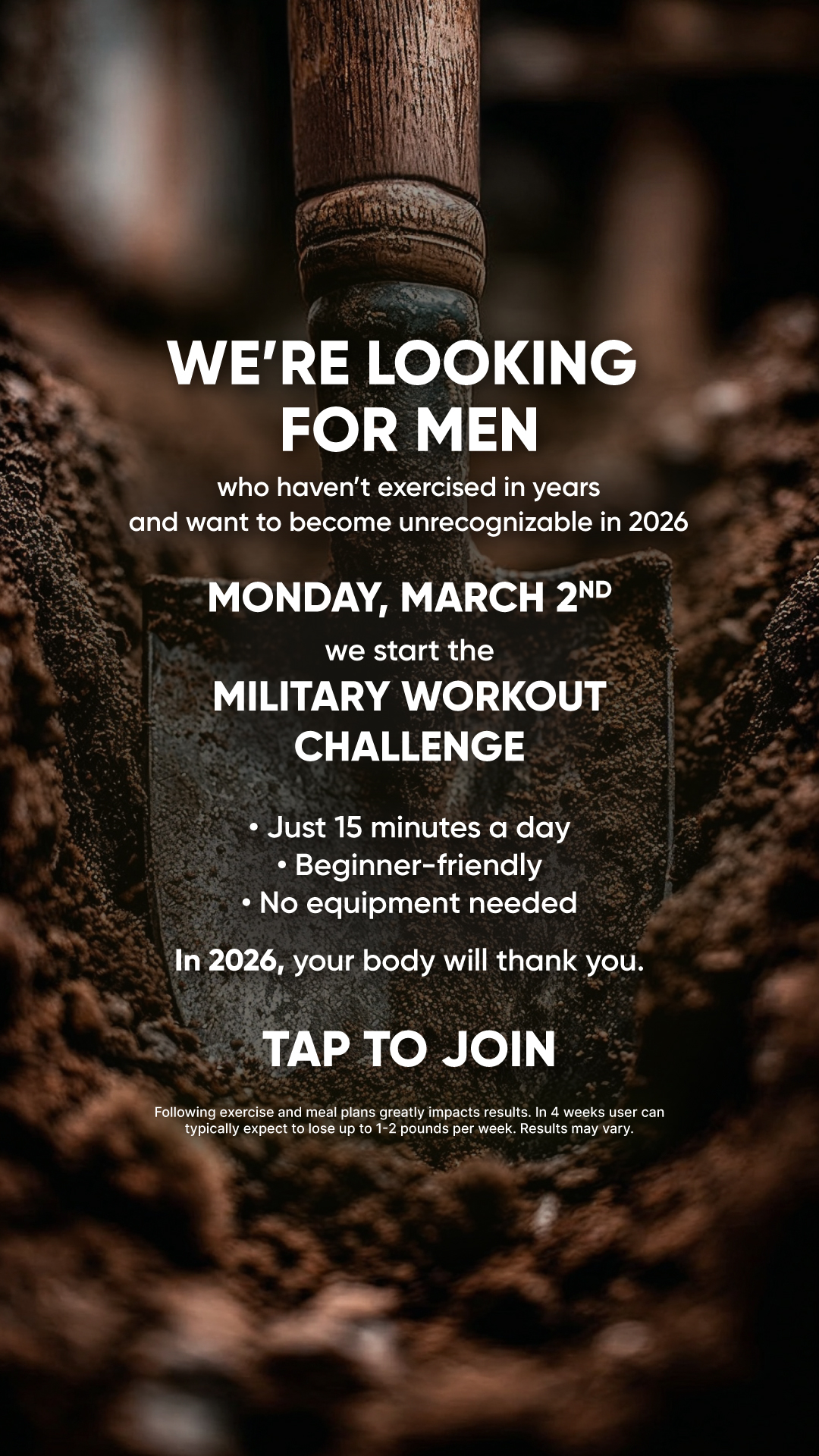BetterMe Men Facebook ad