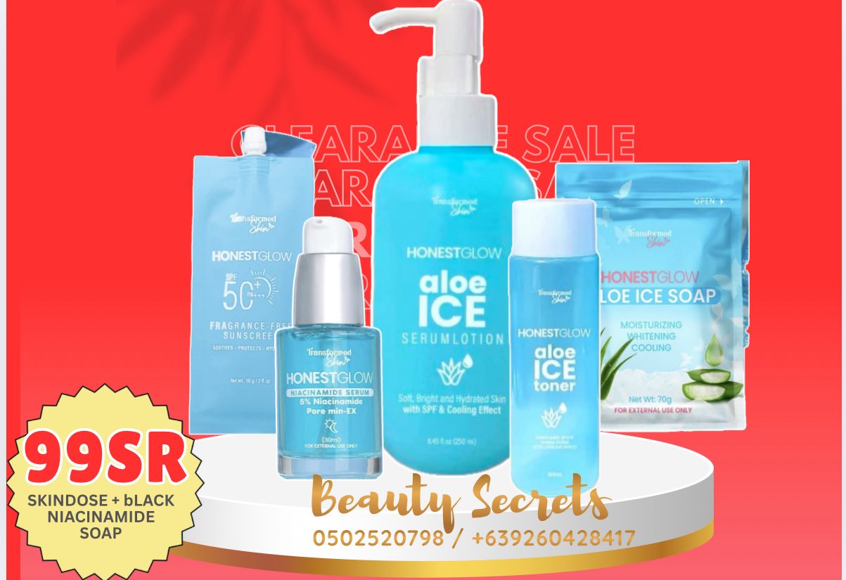 Beauty secrets Facebook ad: H U R R Y U P