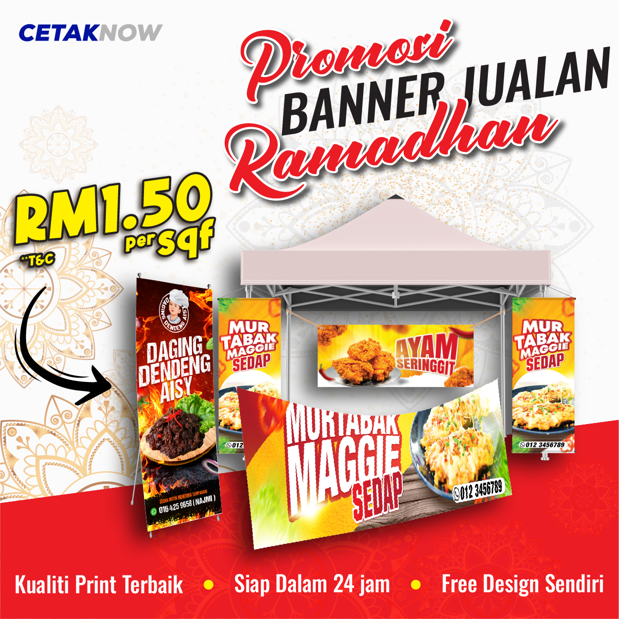 Kilang Cetak Terengganu Facebook ad: ORDER SEKARANG!