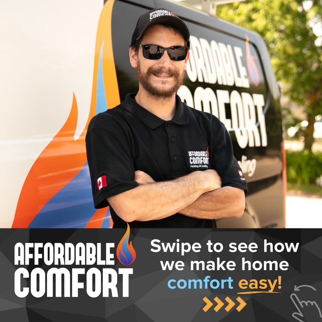 Affordable Comfort Facebook ad: Comfort shouldn't be complicated.