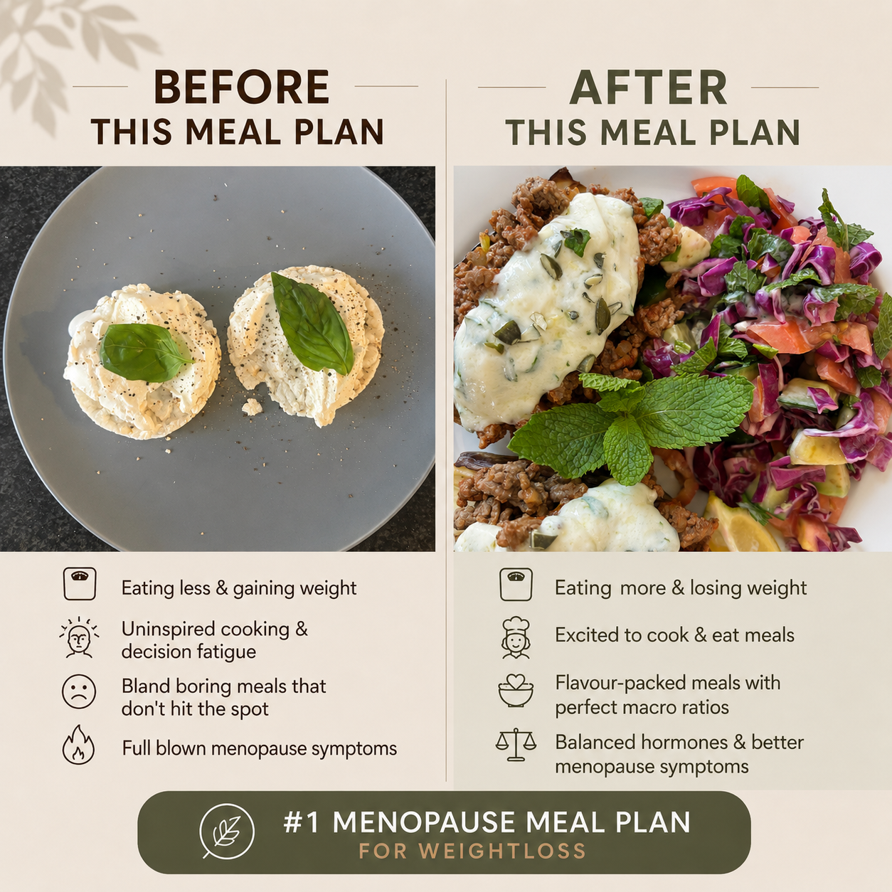 Steph Rouillard Dietitian Facebook ad: 30 Day Money Back Guarantee