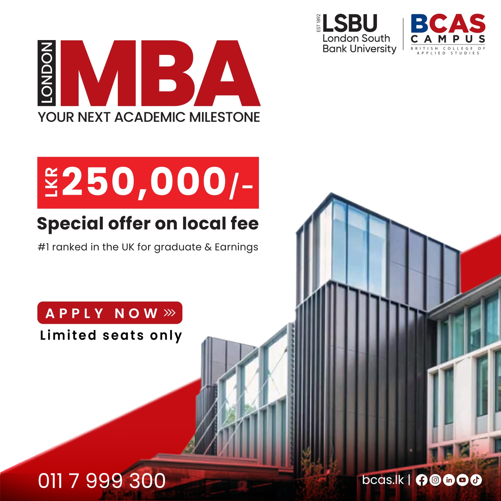 BCAS Campus Facebook ad