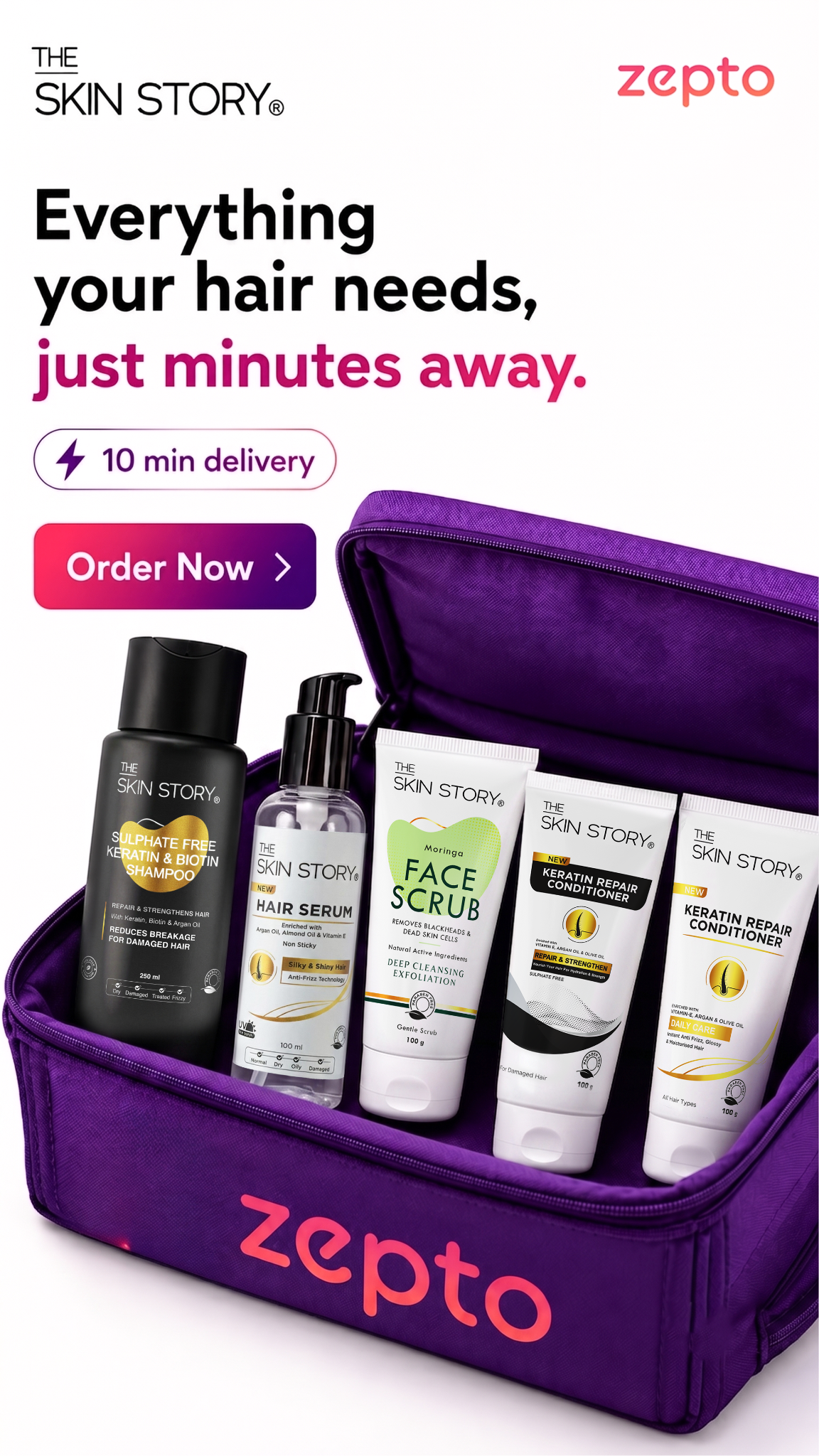 The Skin Story Facebook ad from Jul 30, 2026