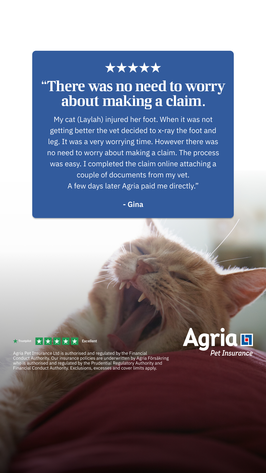 Agria Pet Insurance Facebook ad