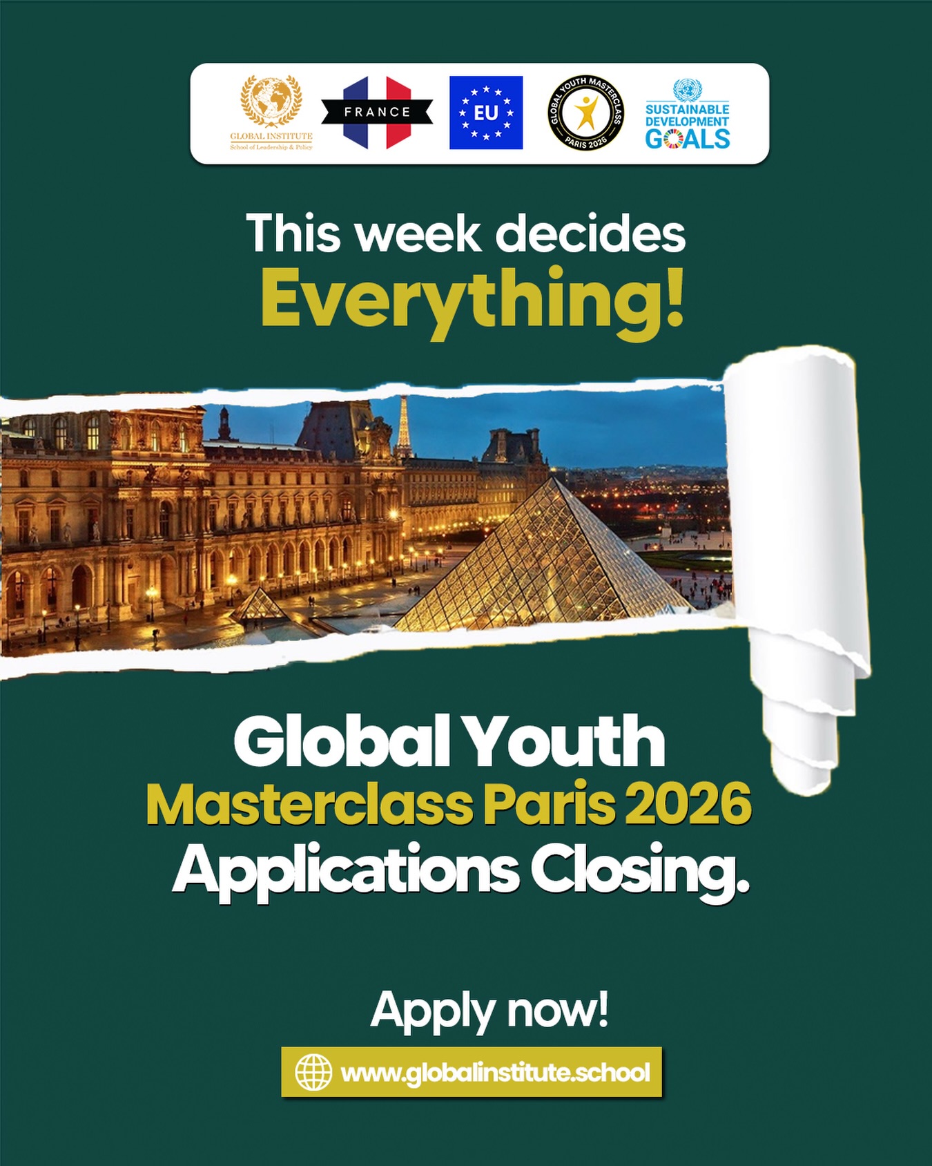 Global Institute / School of Leadership and Policy Facebook ad: Programmes, Global Institute, School of Leadership & Policy