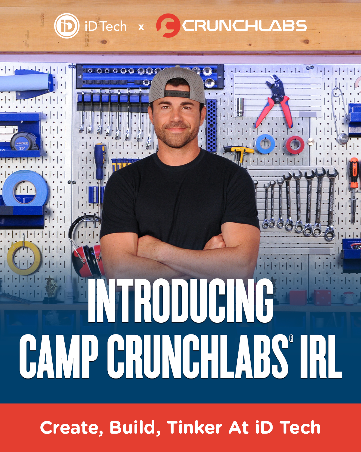 iD Tech Camps Facebook ad: Welcome to CrunchLabs x iD Tech