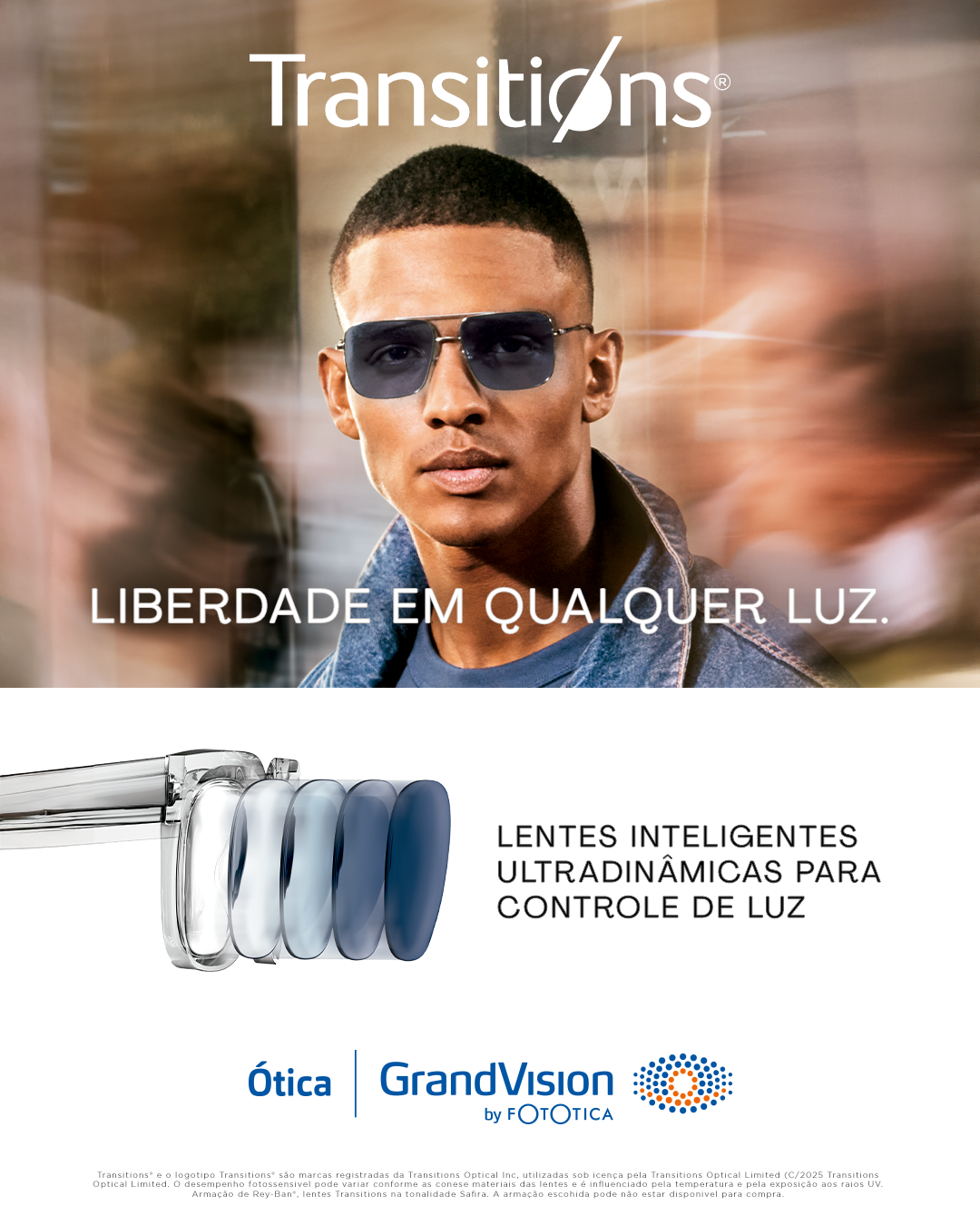 GrandVision by Fototica Facebook ad: Liberdade em qualquer luz