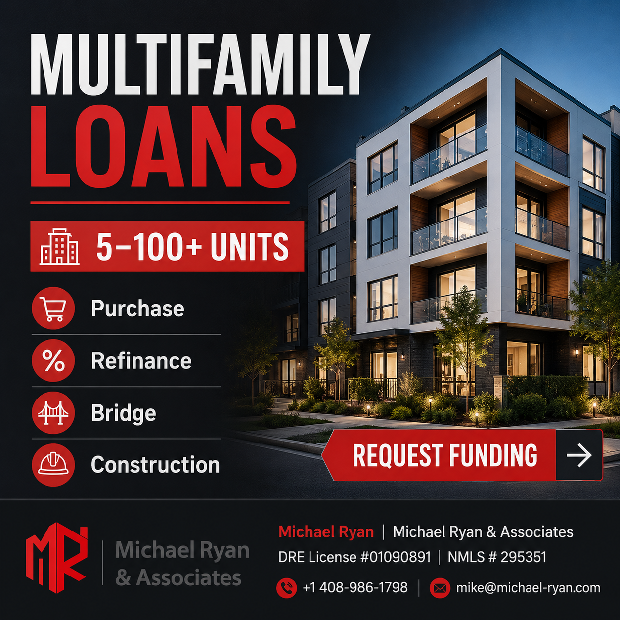 Michael Ryan Facebook ad