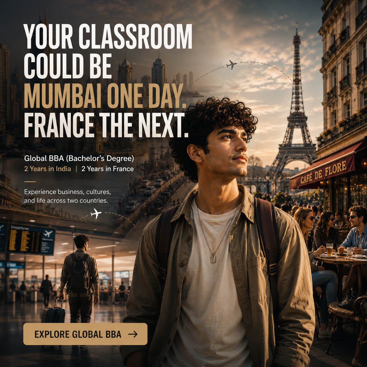 keeplearning.live Facebook ad: A business degree today needs more than just…
