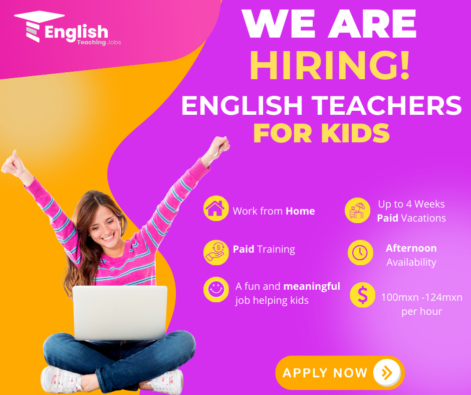 English Teaching Jobs Facebook ad
