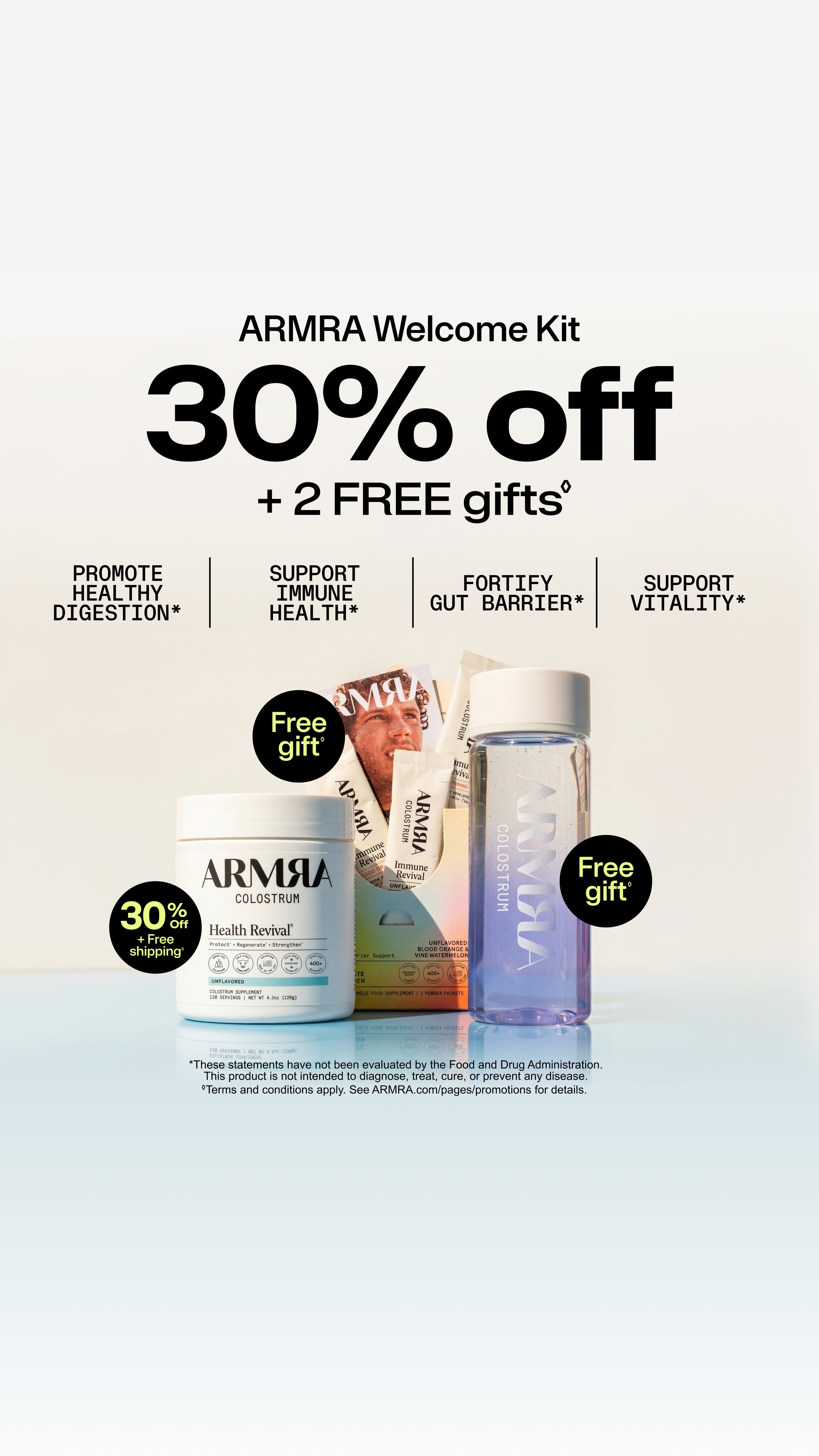 ARMRA Facebook ad