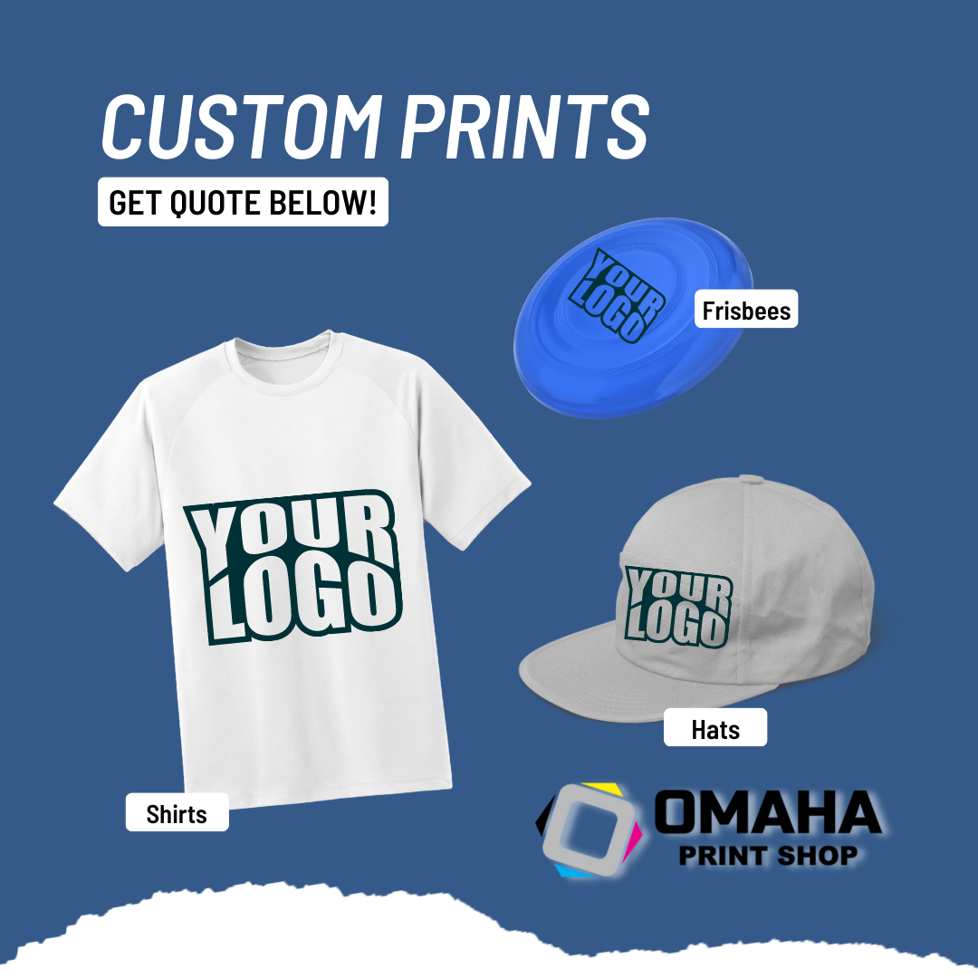 Omaha Print Shop Facebook ad: Quality Custom Apparel Printing