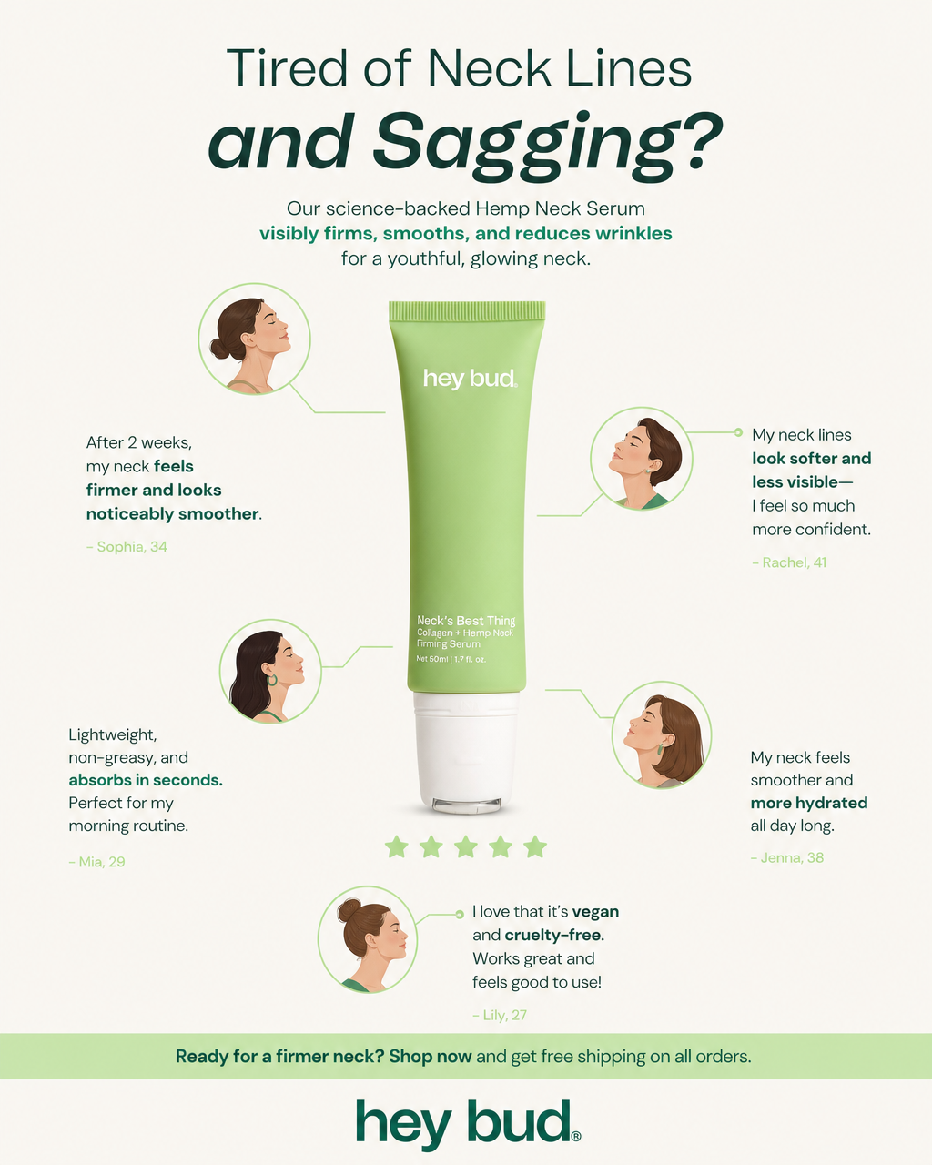 Hey Bud Skincare Facebook ad