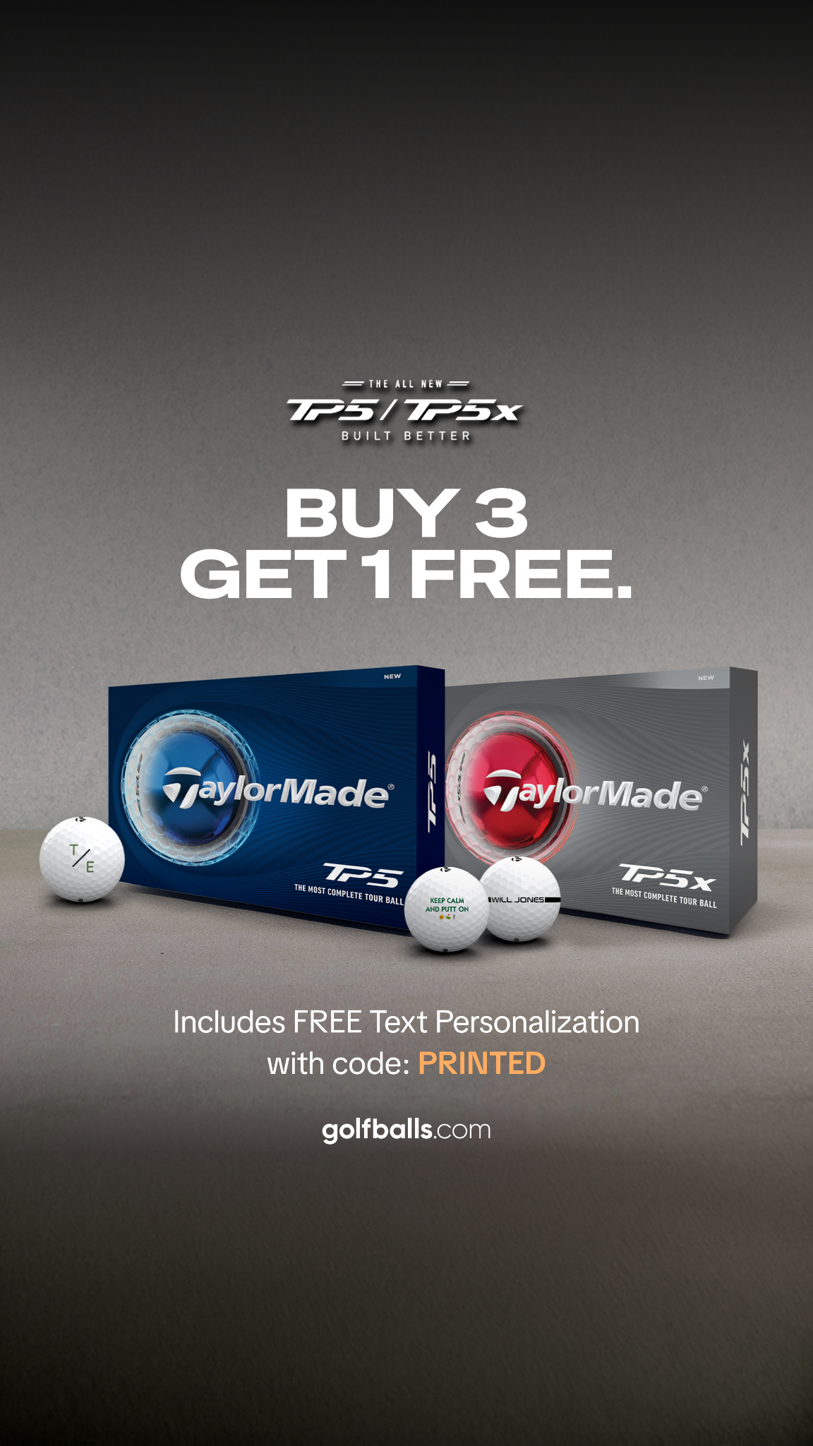 Golfballs.com Facebook ad