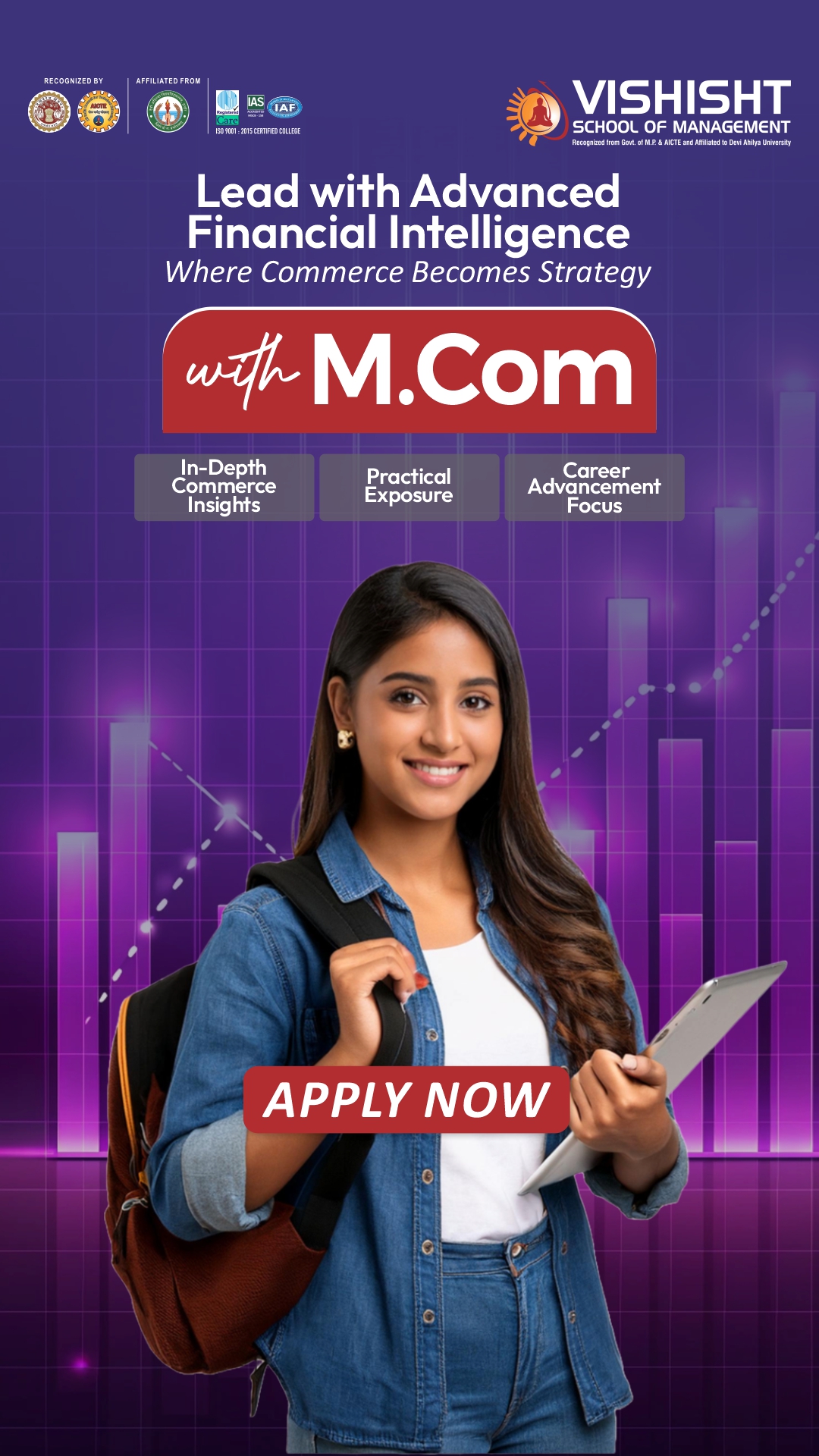 Vishisht School of Management Indore Facebook ad
